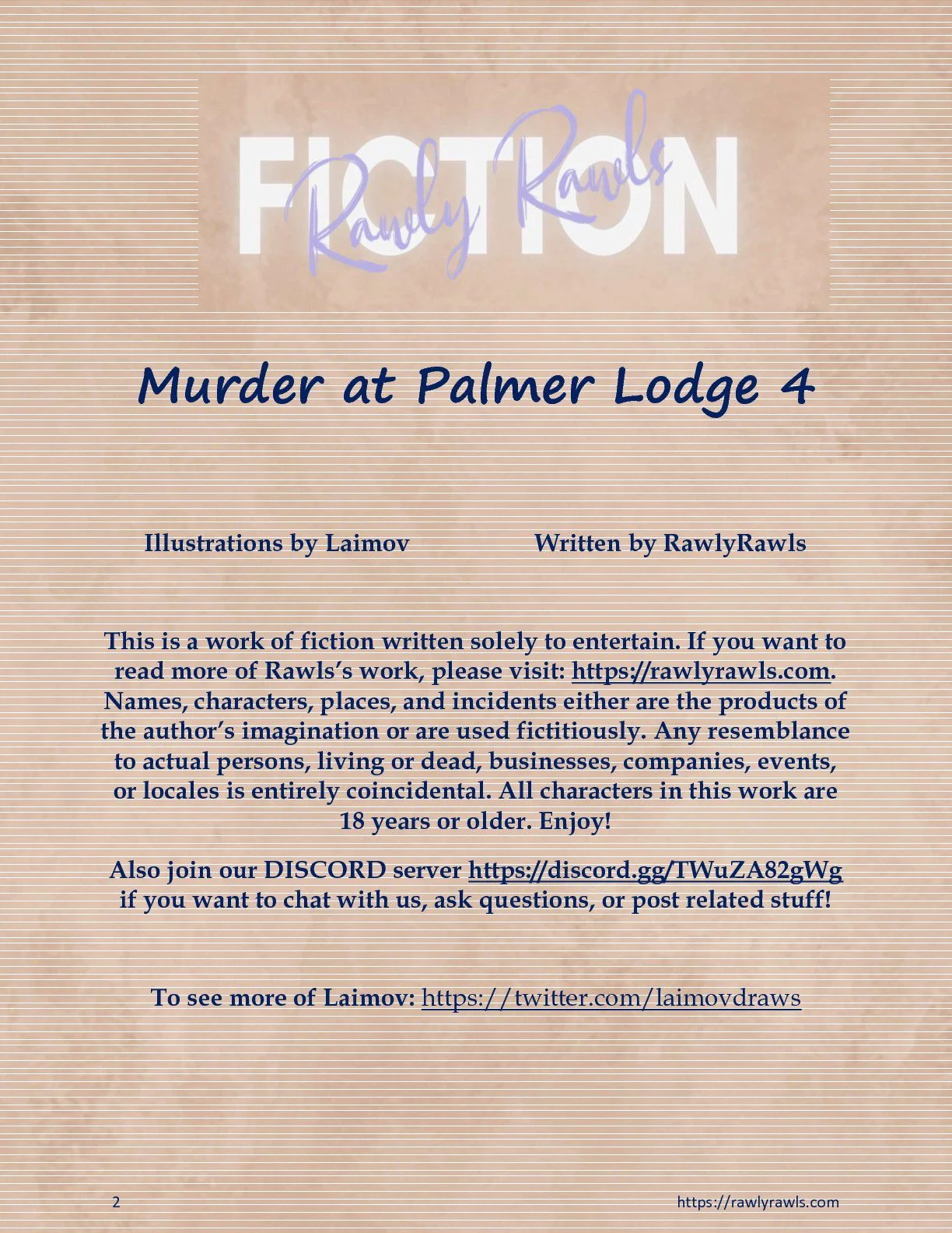 Murder At Palmer Lodge [Laimov , RawlyRawls] 4 . Murder At Palmer Lodge - Chapter 4 [Laimov , RawlyRawls] – page 2