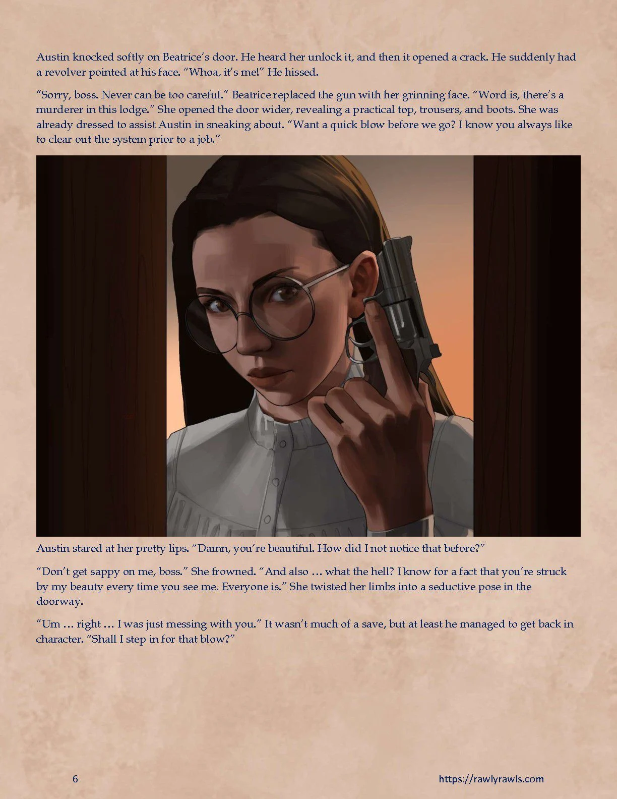Murder At Palmer Lodge [Laimov , RawlyRawls] 6 . Murder At Palmer Lodge - Chapter 6 [Laimov , RawlyRawls] – page 6