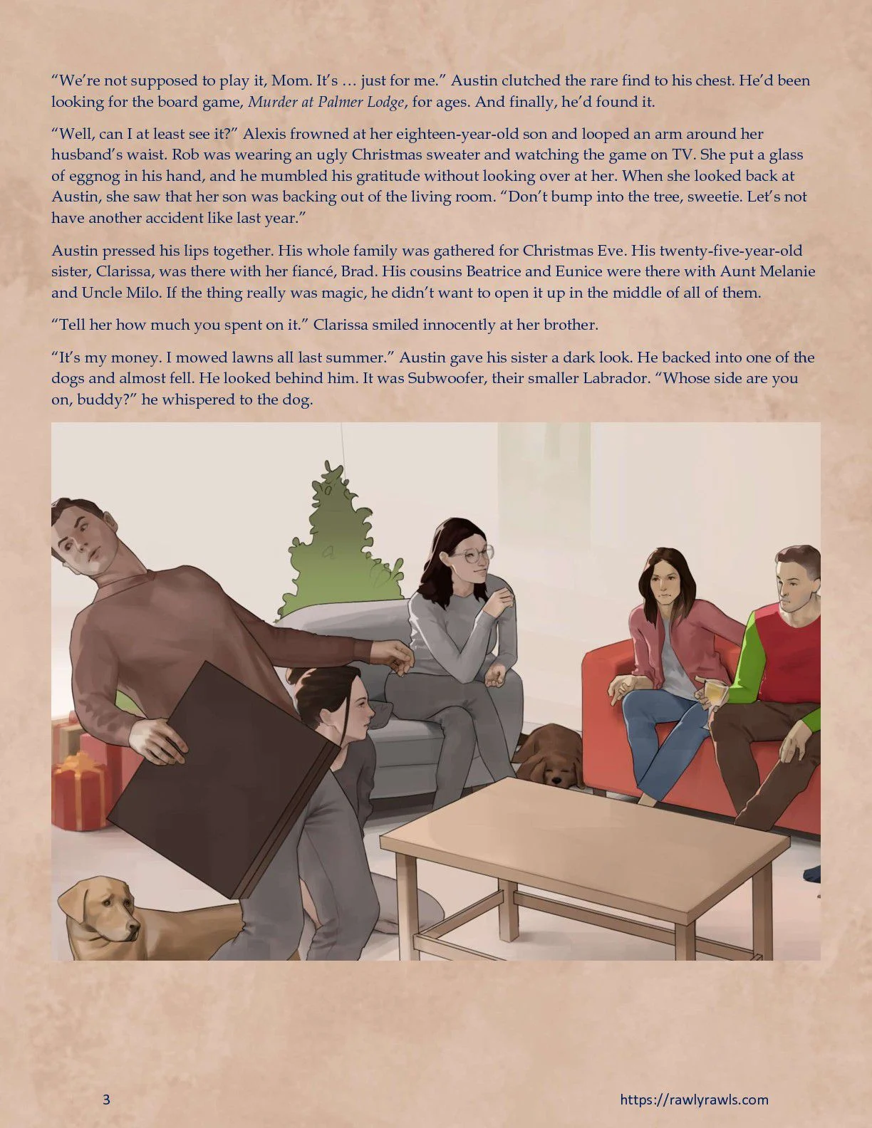 Murder At Palmer Lodge [Laimov , RawlyRawls] 1 . Murder At Palmer Lodge - Chapter 1 [Laimov , RawlyRawls] – page 3
