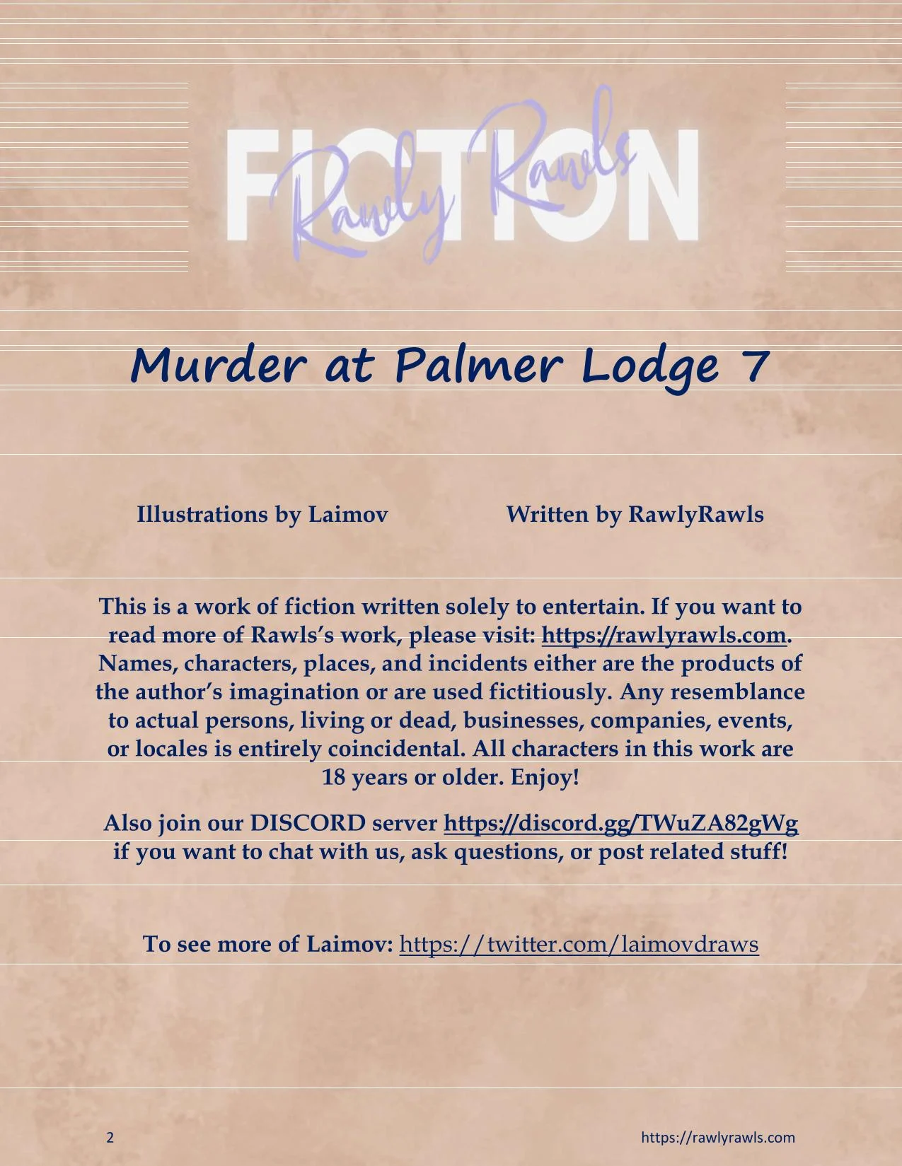 Murder At Palmer Lodge [Laimov , RawlyRawls] 7 . Murder At Palmer Lodge - Chapter 7 [Laimov , RawlyRawls] – page 2