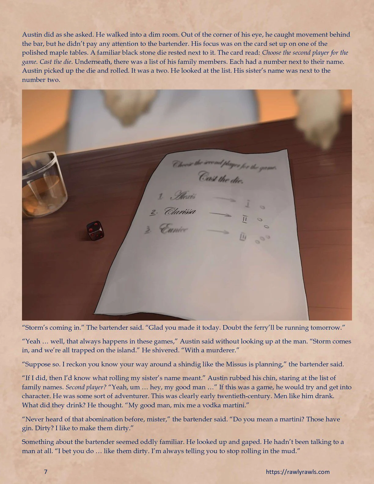 Murder At Palmer Lodge [Laimov , RawlyRawls] 2 . Murder At Palmer Lodge - Chapter 2 [Laimov , RawlyRawls] – page 7