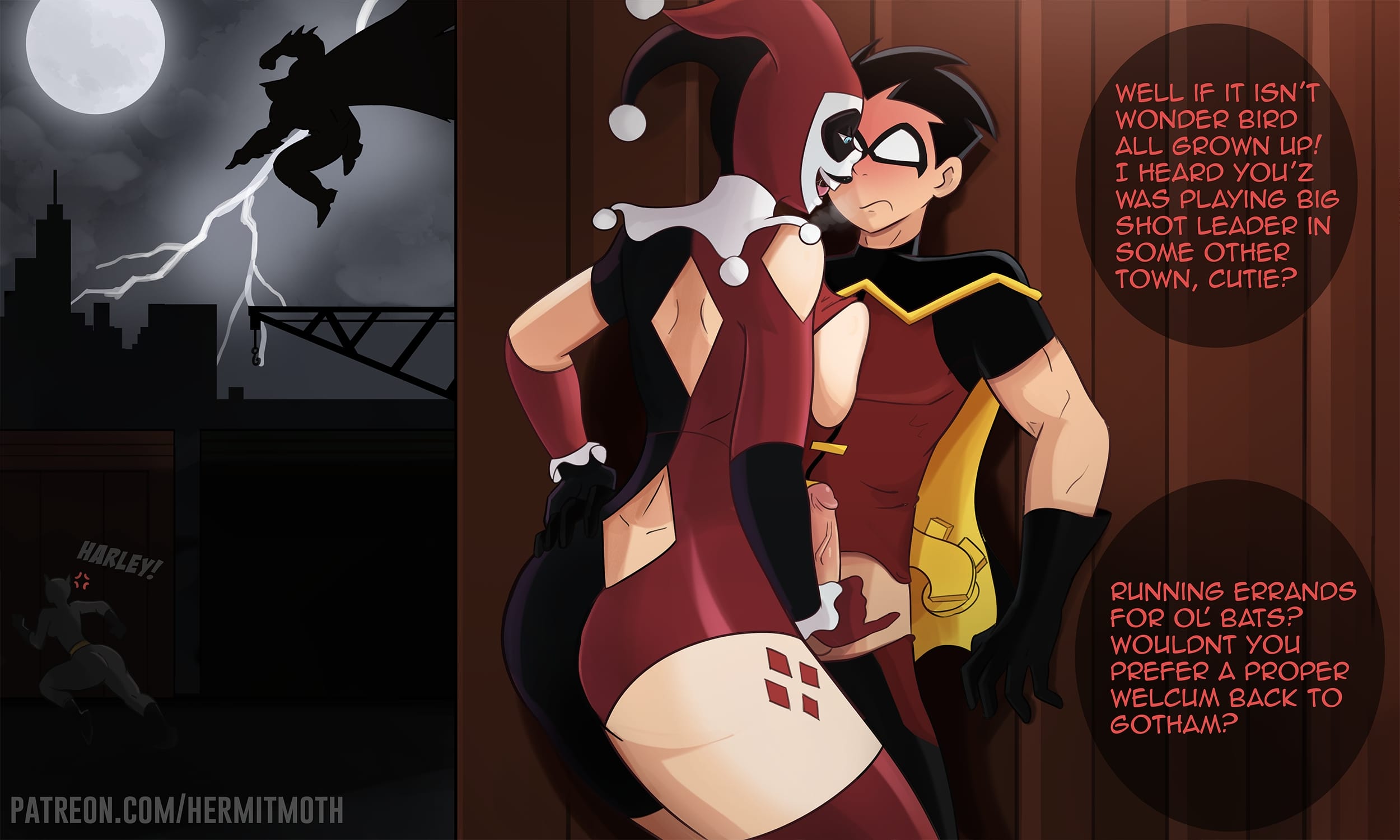 Harley's Ride (Batman) [Hermit Moth] 4 . Harley's Ride - Chapter 4 (Batman) [Hermit Moth] – page 1