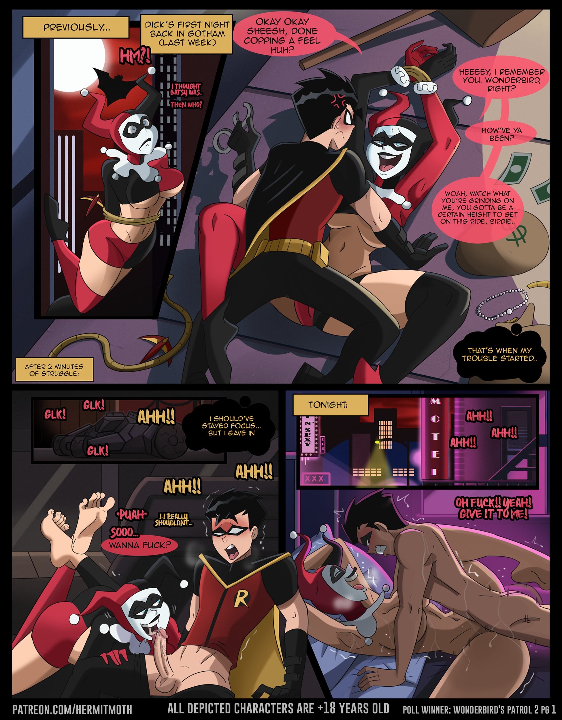 Harley's Ride (Batman) [Hermit Moth] 3 . Harley's Ride - Chapter 3 (Batman) [Hermit Moth] – page 1