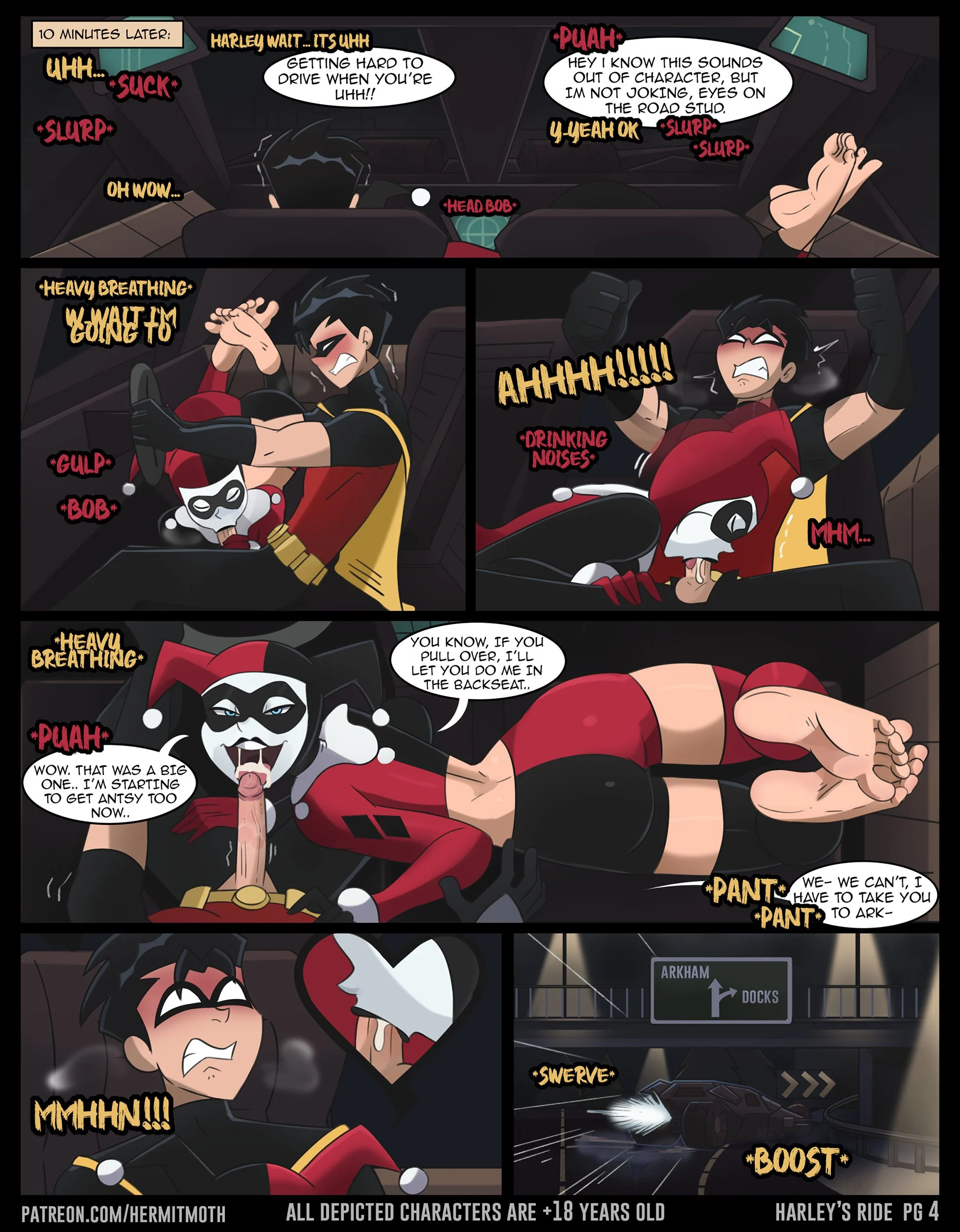 Harley's Ride (Batman) [Hermit Moth] 1 . Harley's Ride - Chapter 1 (Batman) [Hermit Moth] – page 4