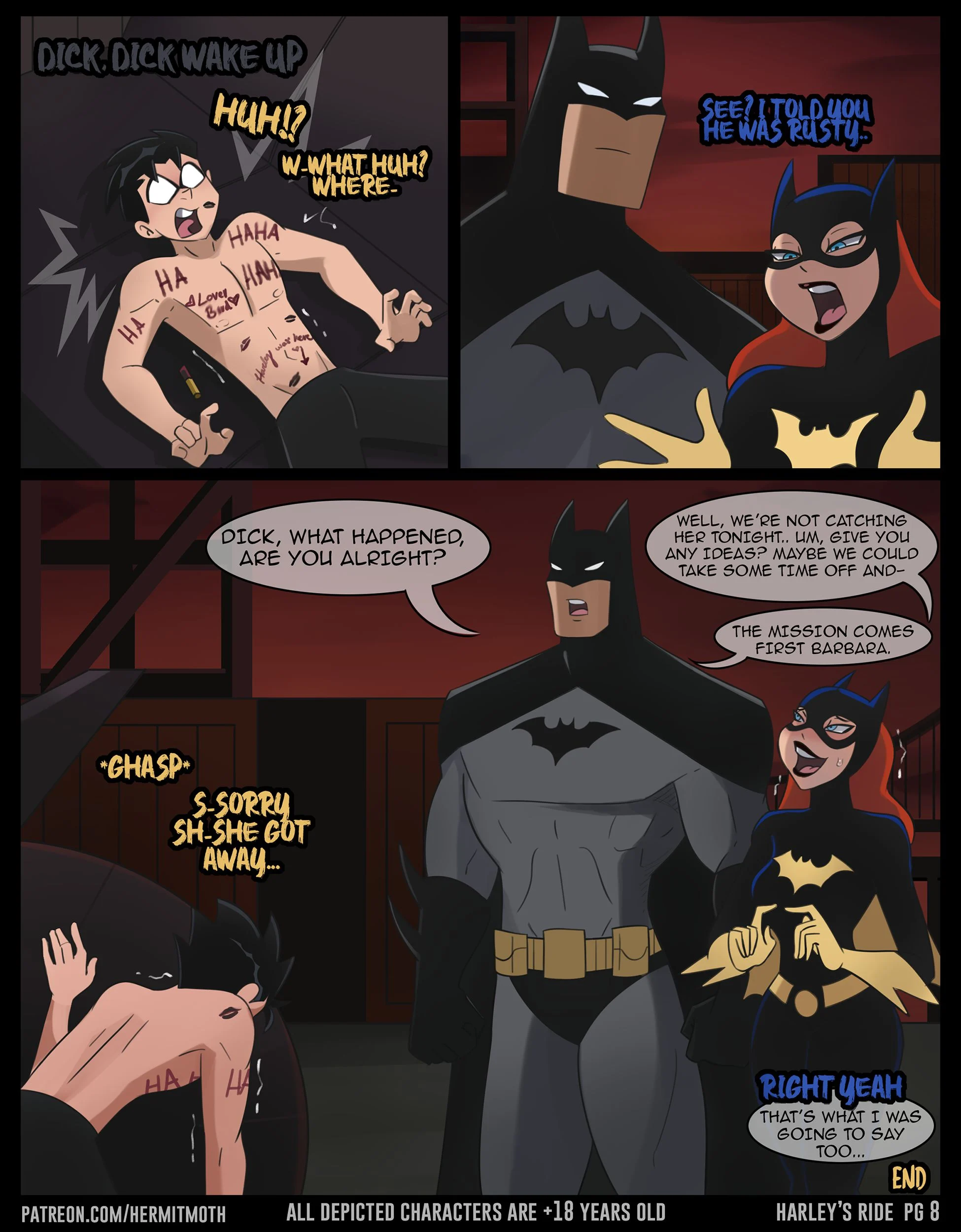 Harley's Ride (Batman) [Hermit Moth] 1 . Harley's Ride - Chapter 1 (Batman) [Hermit Moth] – page 8