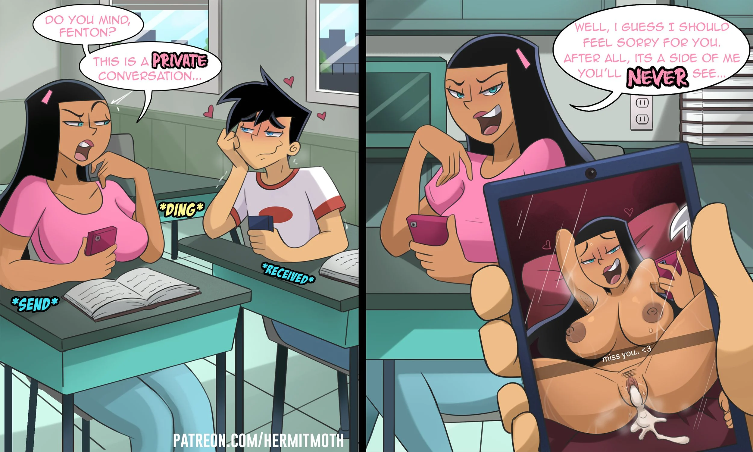 Paulina Makes Her Move (Danny Phantom) [Hermit Moth] 2 . The Duality Of Paulina - Chapter 2 (Danny Phantom) [Hermit Moth] – page 5
