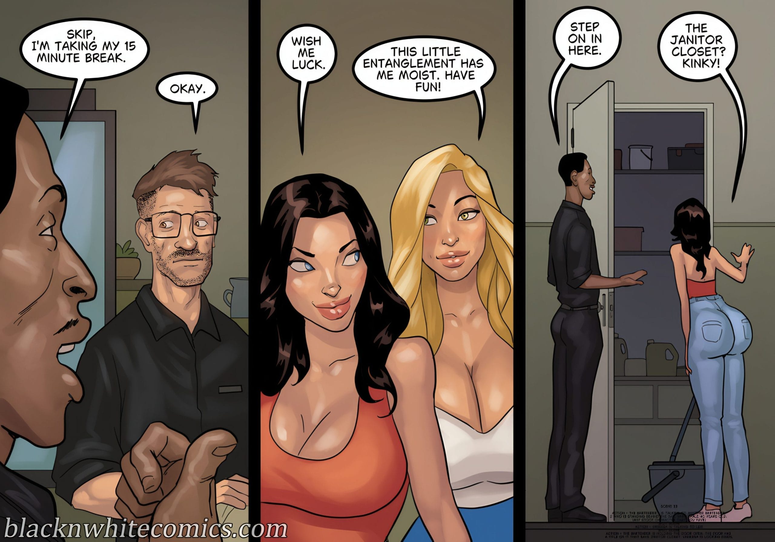 The Poker Game [BlackNWhiteComics] 4 . The Poker Game - Chapter 4 [BlackNWhiteComics] – page 34