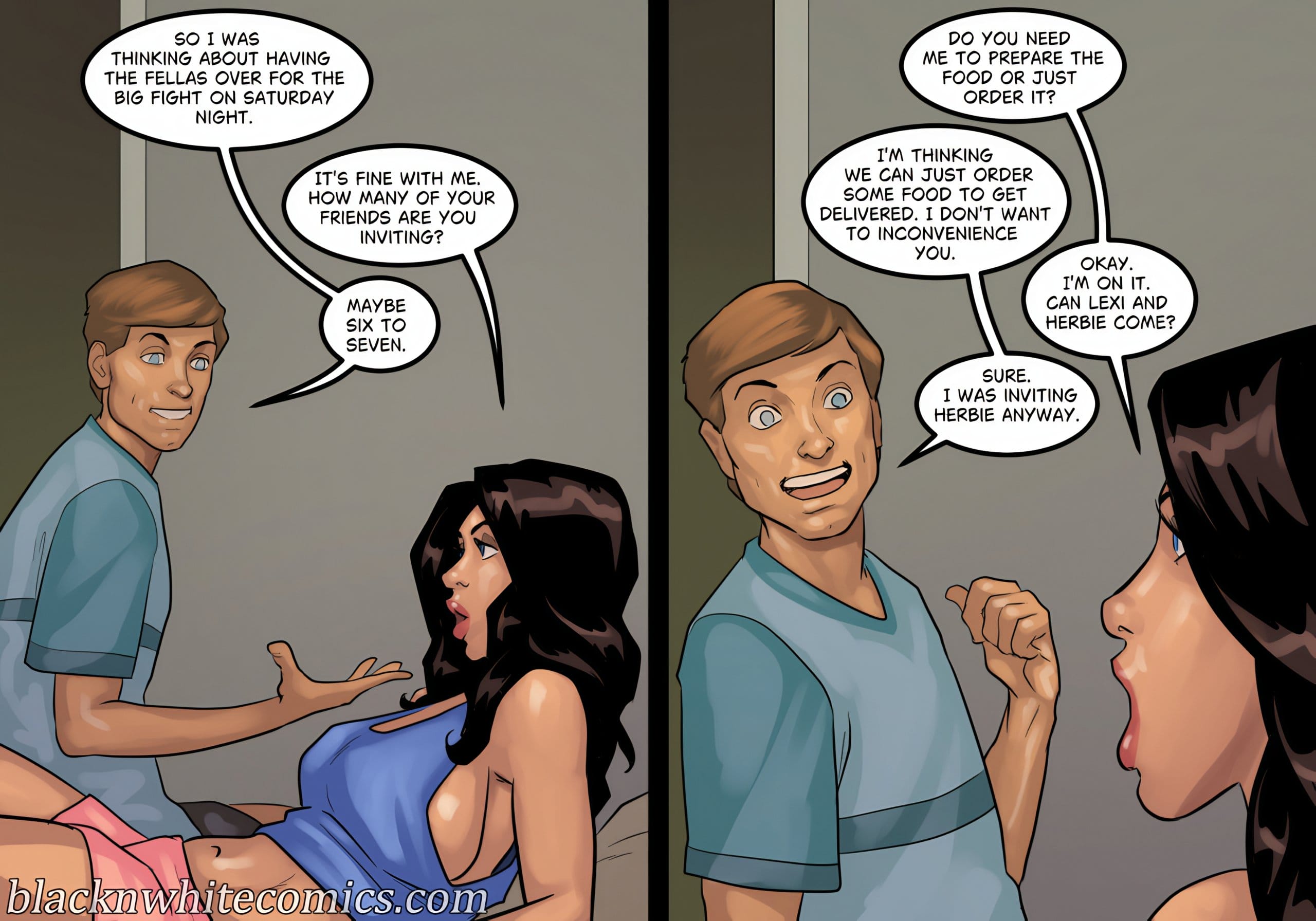 The Poker Game [BlackNWhiteComics] 4 . The Poker Game - Chapter 4 [BlackNWhiteComics] – page 69