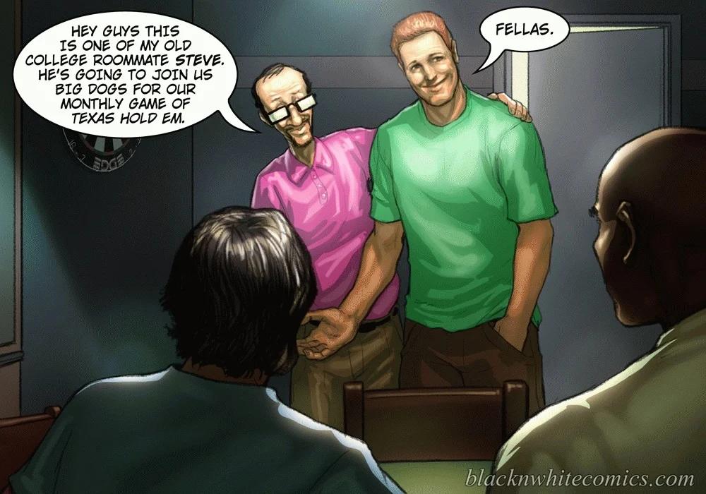 The Poker Game [BlackNWhiteComics] 1 . The Poker Game - Chapter 1 [BlackNWhiteComics] – page 2