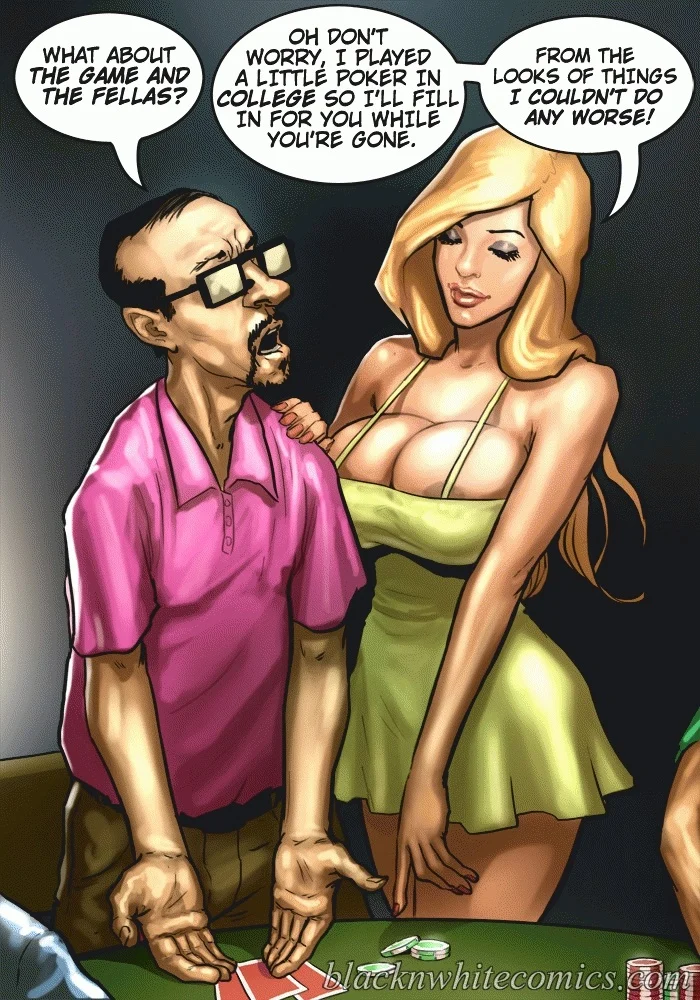 The Poker Game [BlackNWhiteComics] 1 . The Poker Game - Chapter 1 [BlackNWhiteComics] – page 7