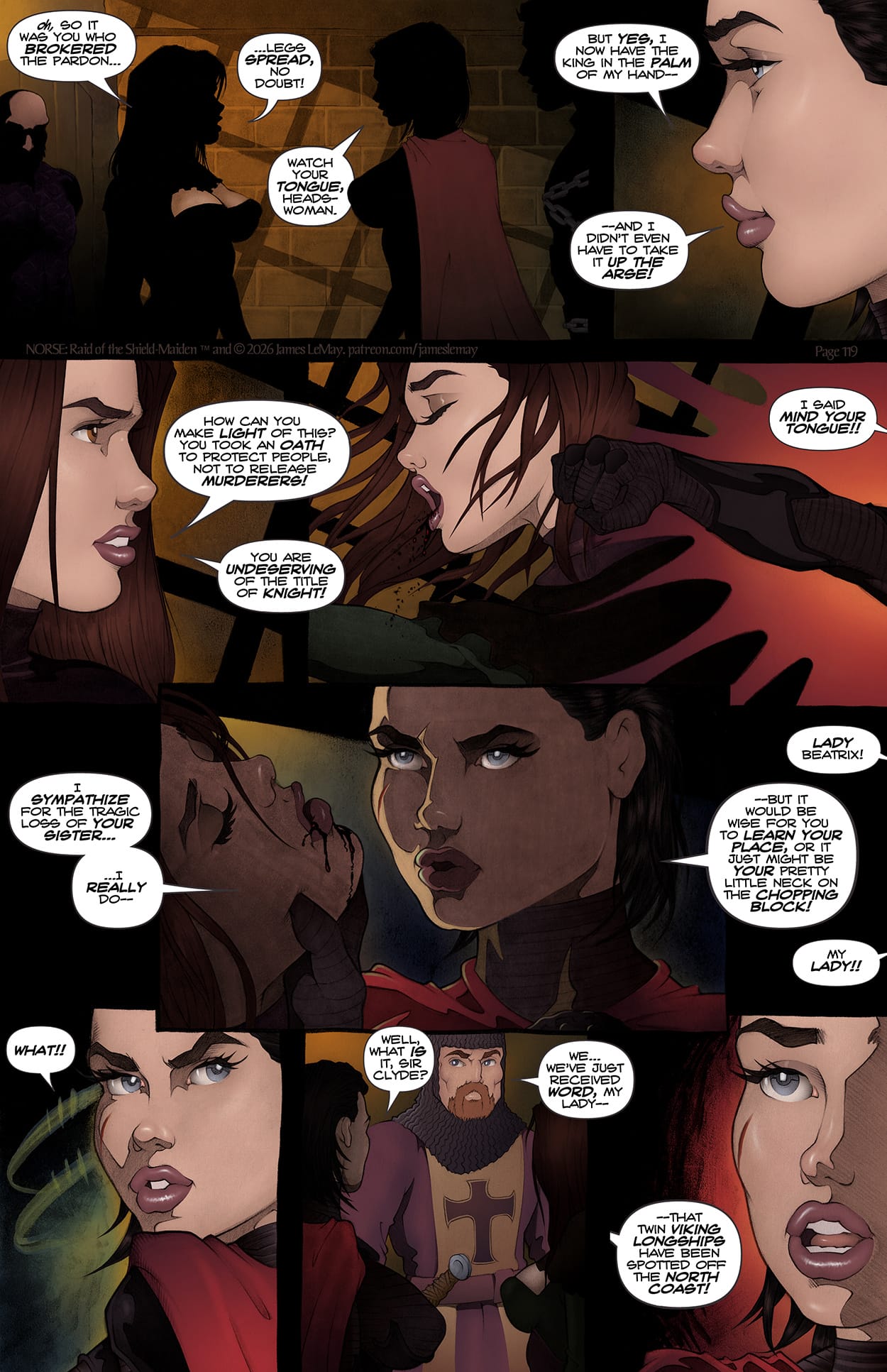 Norse Quest Of The Shield Maiden [James Lemay] 12 . Norse Raid Of The Shield-Maiden - Chapter 4 [James Lemay] – page 15
