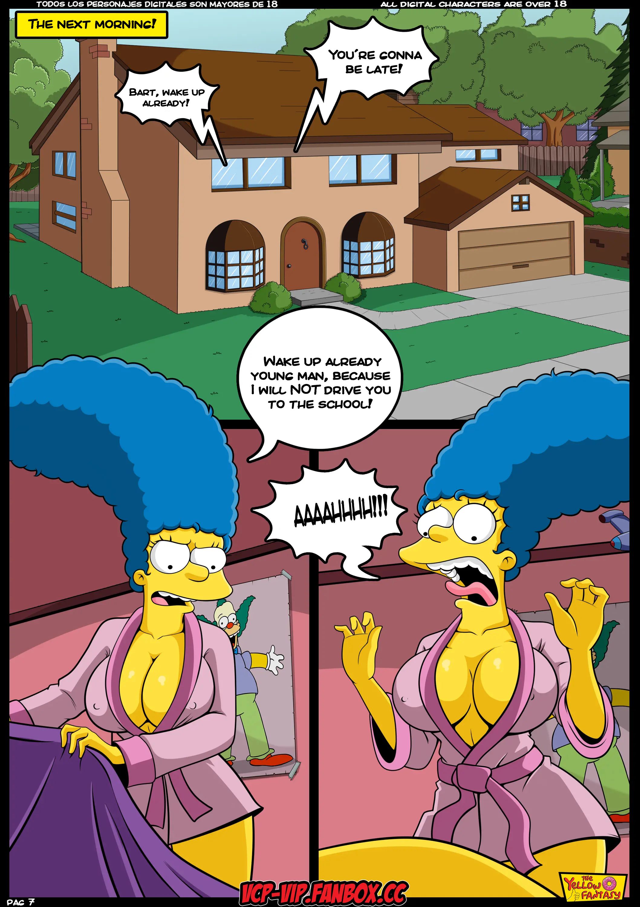 The Pastime (The Simpsons) [The Yellow Fantasy , Croc] 4 . From Ten To Twenty Something - Chapter 4 (The Simpsons) [The Yellow Fantasy] – page 8