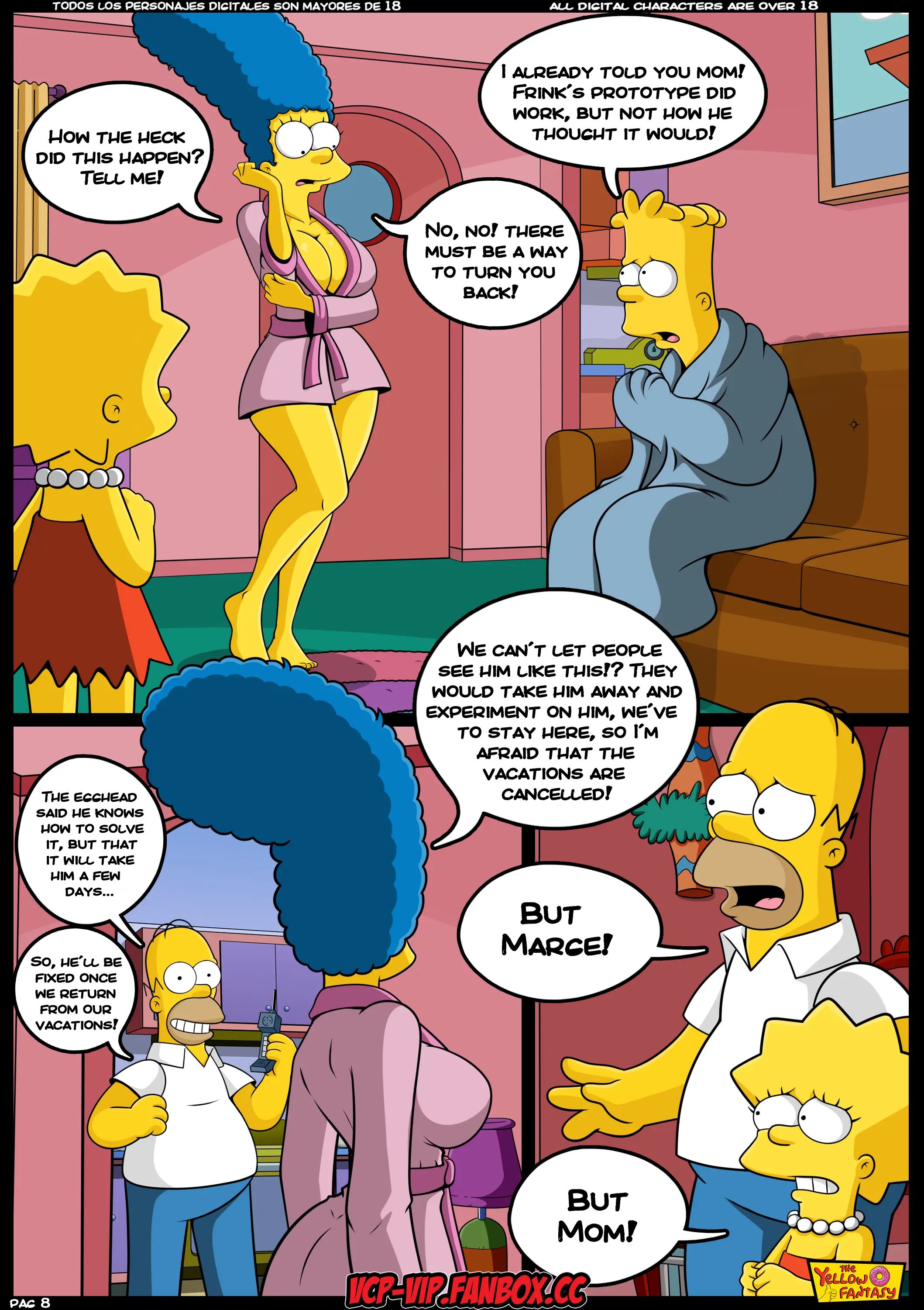 The Pastime (The Simpsons) [The Yellow Fantasy , Croc] 4 . From Ten To Twenty Something - Chapter 4 (The Simpsons) [The Yellow Fantasy] – page 9