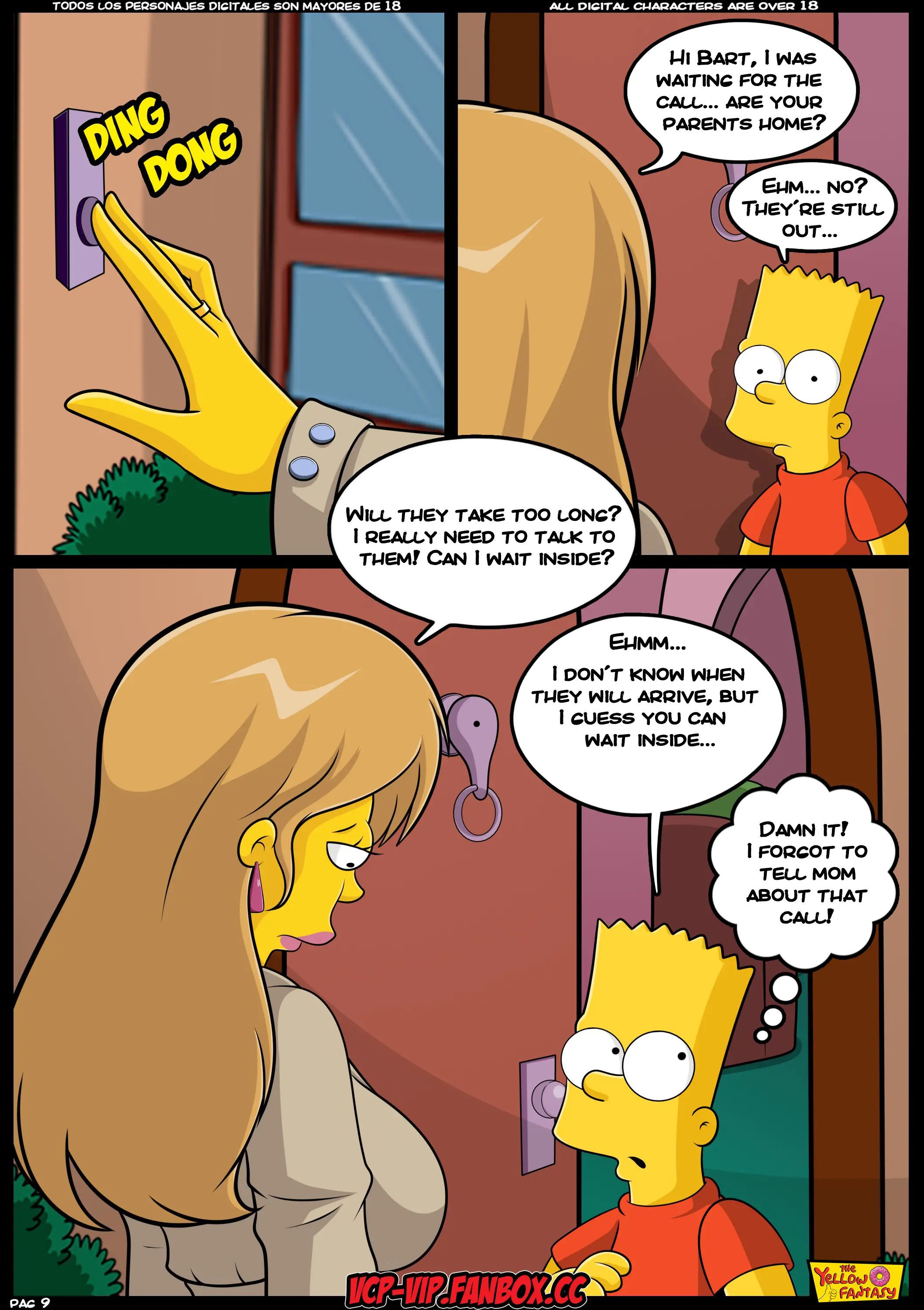 The Pastime (The Simpsons) [The Yellow Fantasy , Croc] 9 . Babysitting Without Babysitting - Chapter 9 (The Simpsons) [The Yellow Fantasy] – page 10