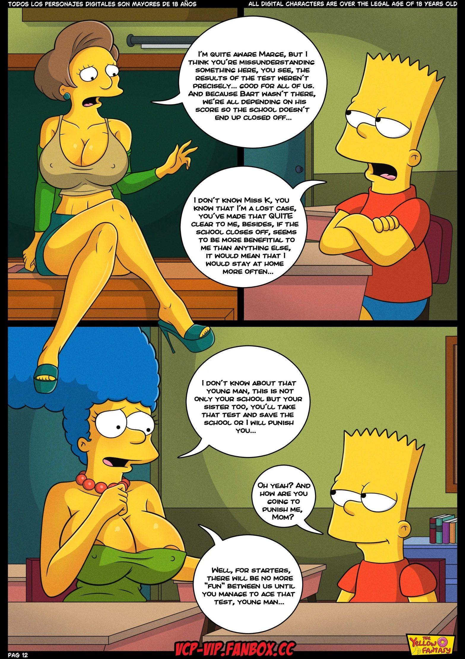 The Pastime (The Simpsons) [The Yellow Fantasy , Croc] 15 . The Exam - Chapter 15 (The Simpsons) [The Yellow Fantasy , Croc] – page 13