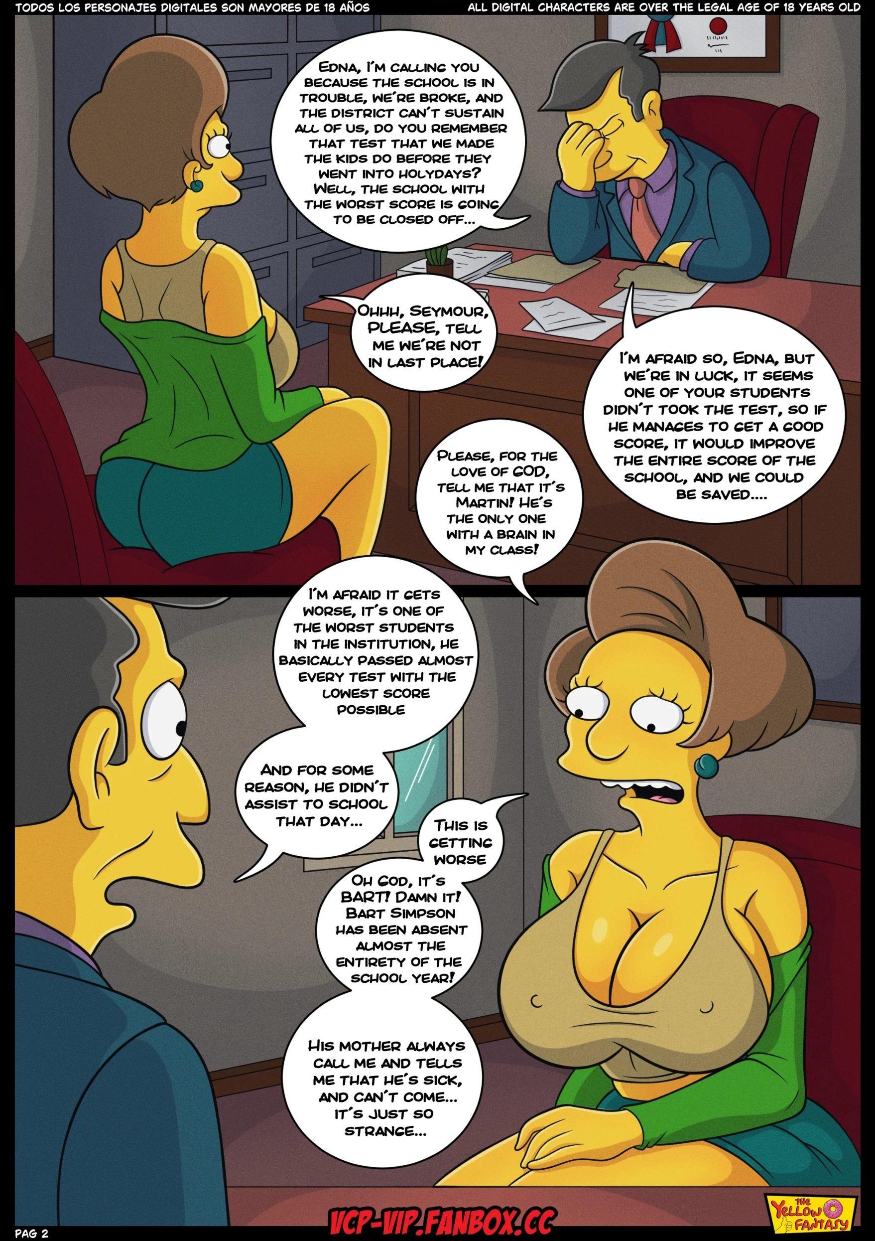 The Pastime (The Simpsons) [The Yellow Fantasy , Croc] 15 . The Exam - Chapter 15 (The Simpsons) [The Yellow Fantasy , Croc] – page 3