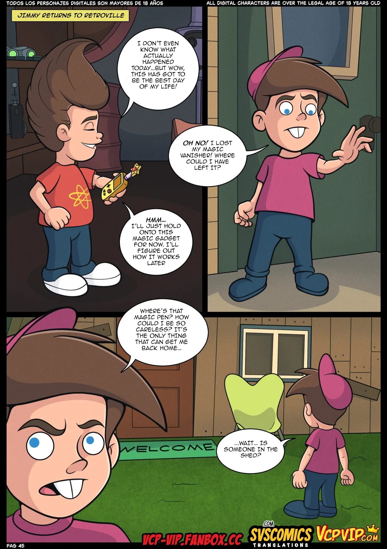 Jimmy Timmy - Sex Power Hour (The Fairly OddParents , The Adventures of Jimmy Neutron) [Majin King , VCP] 1 . Jimmy Timmy - Sex Power Hour - Chapter 1 (The Fairly OddParents , The Adventures of Jimmy Neutron) [Majin King , VCP] – page 46