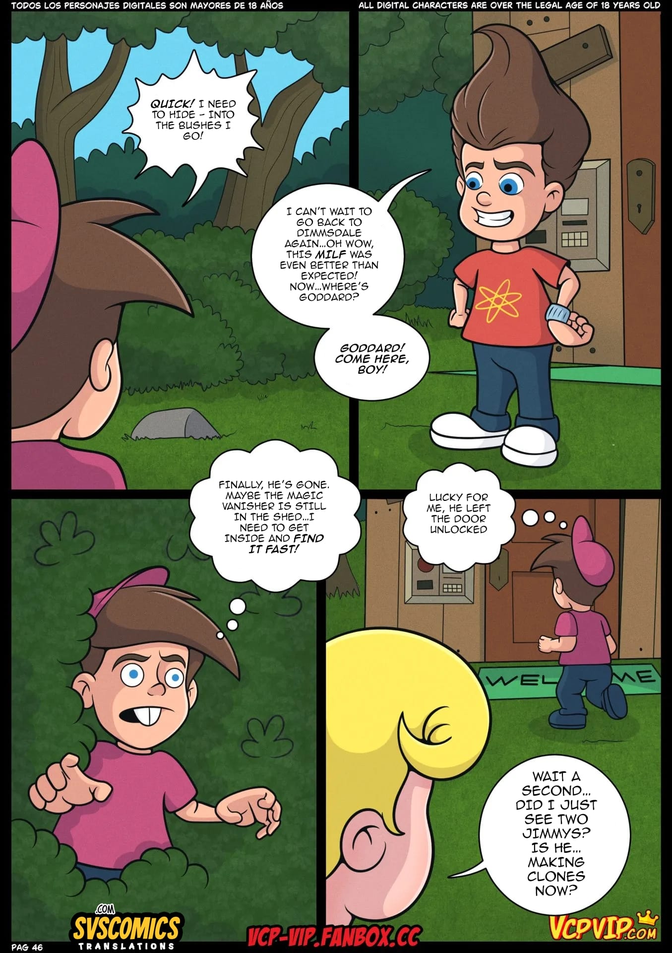 Jimmy Timmy - Sex Power Hour (The Fairly OddParents , The Adventures of Jimmy Neutron) [Majin King , VCP] 1 . Jimmy Timmy - Sex Power Hour - Chapter 1 (The Fairly OddParents , The Adventures of Jimmy Neutron) [Majin King , VCP] – page 47