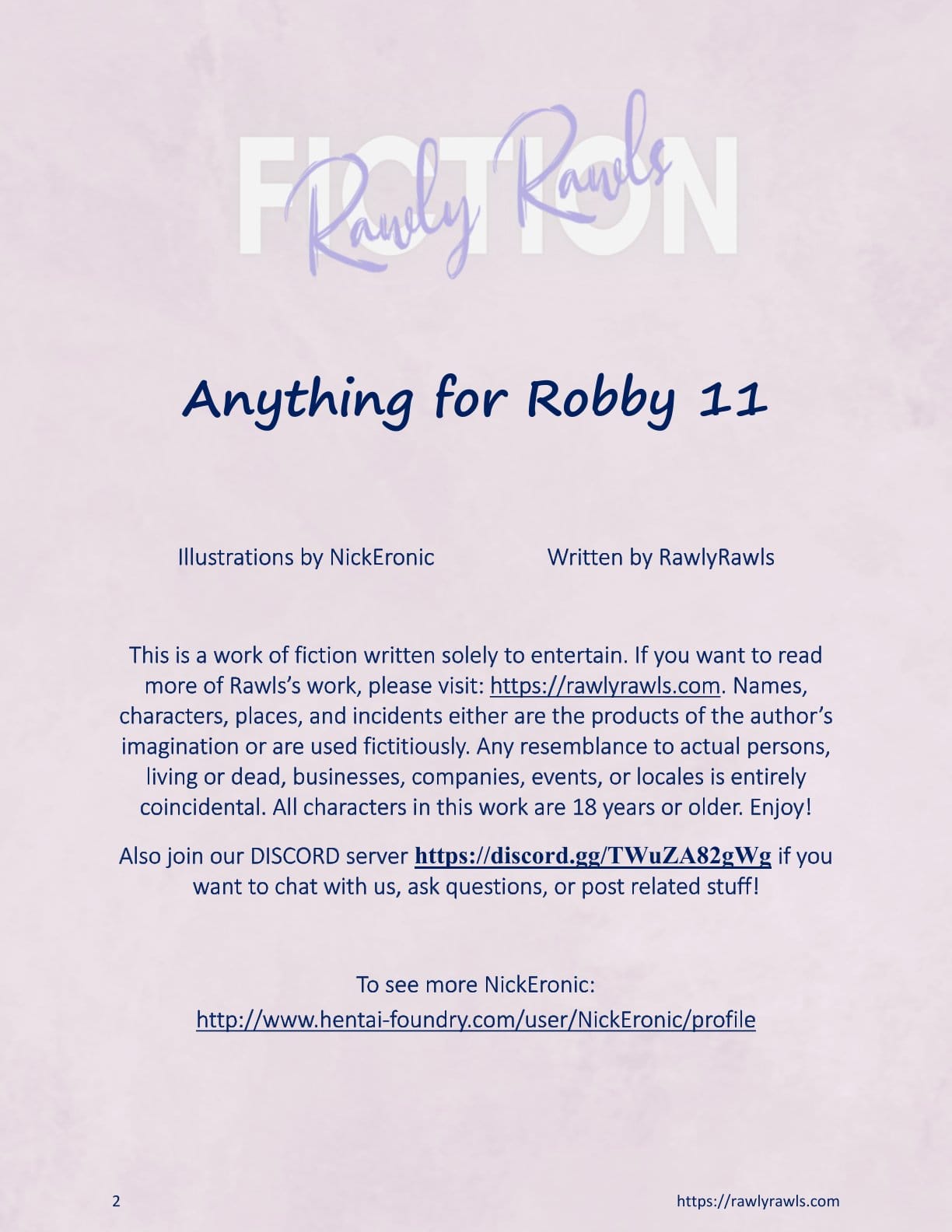 Anything For Robby [Nick Eronic , RawlyRawls] 11 . Anything For Robby - Chapter 11 [Nick Eronic , RawlyRawls] – page 2