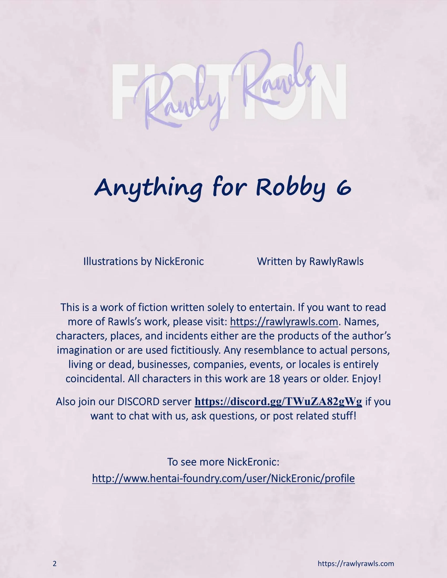 Anything For Robby [Nick Eronic , RawlyRawls] 6 . Anything For Robby - Chapter 6 [Nick Eronic , RawlyRawls] – page 2