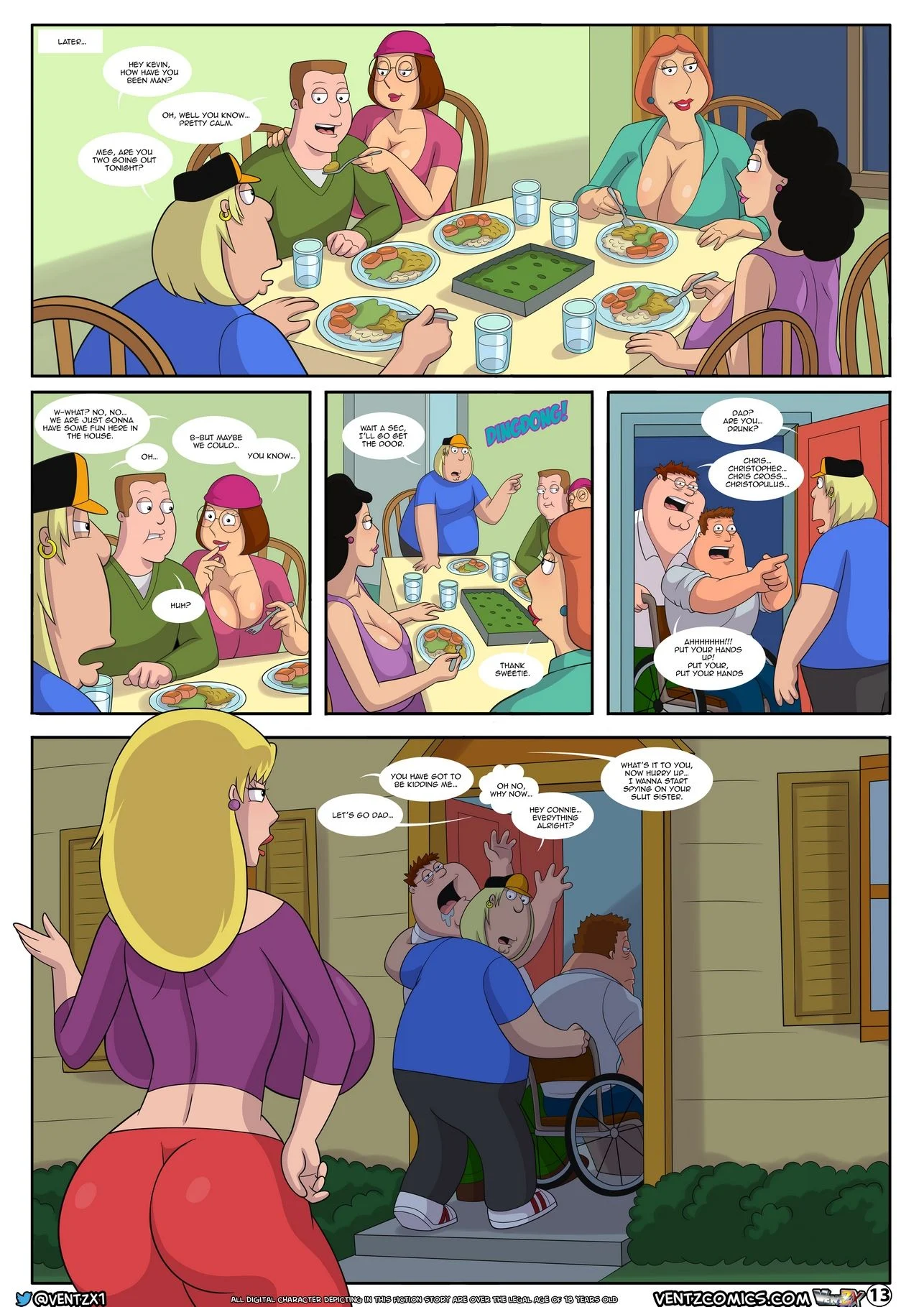 Quahog Diaries (Family Guy) [Arabatos] 3 . Quahog Diaries - Chapter 3 (Family Guy) [Arabatos] – page 13