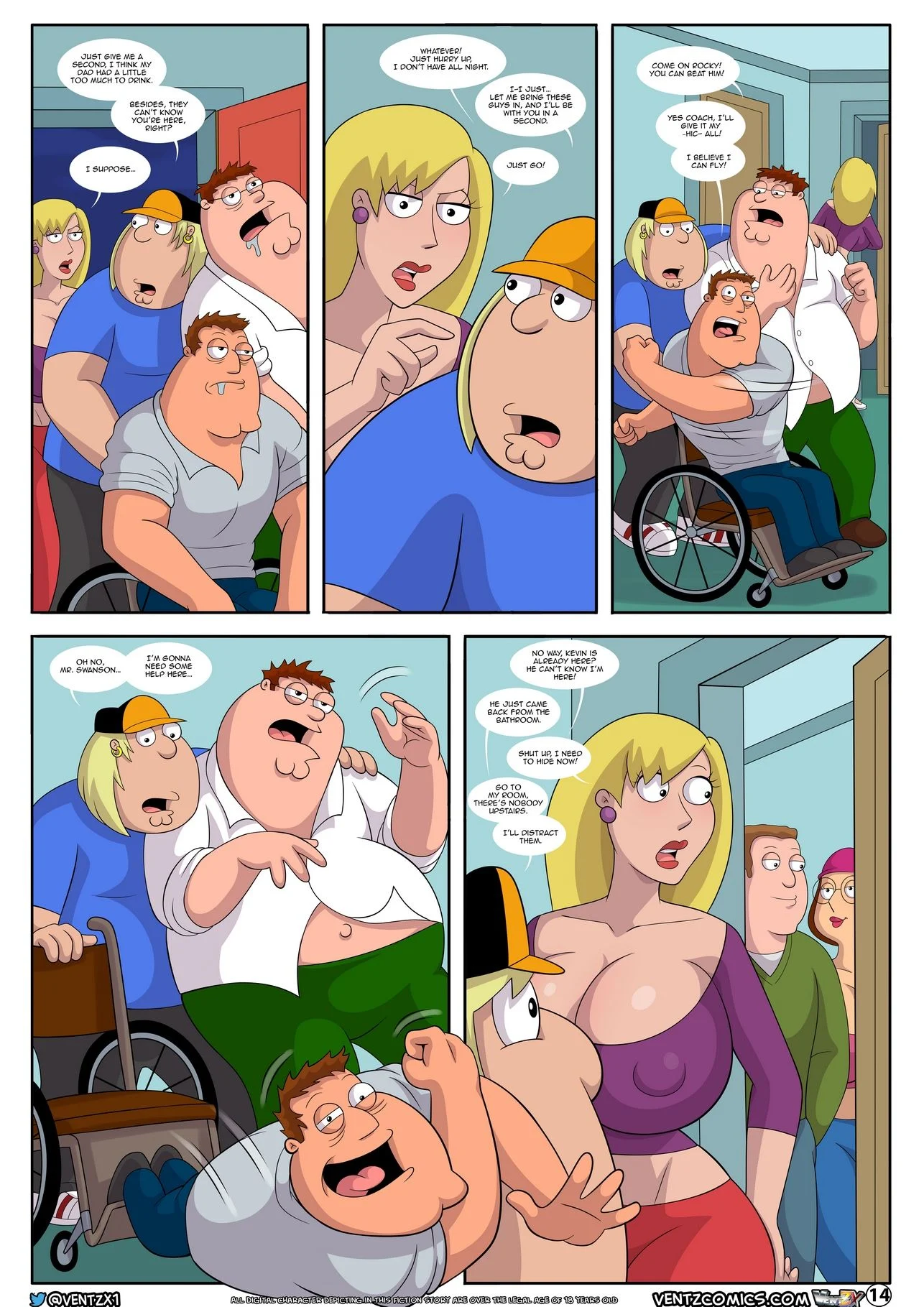 Quahog Diaries (Family Guy) [Arabatos] 3 . Quahog Diaries - Chapter 3 (Family Guy) [Arabatos] – page 14