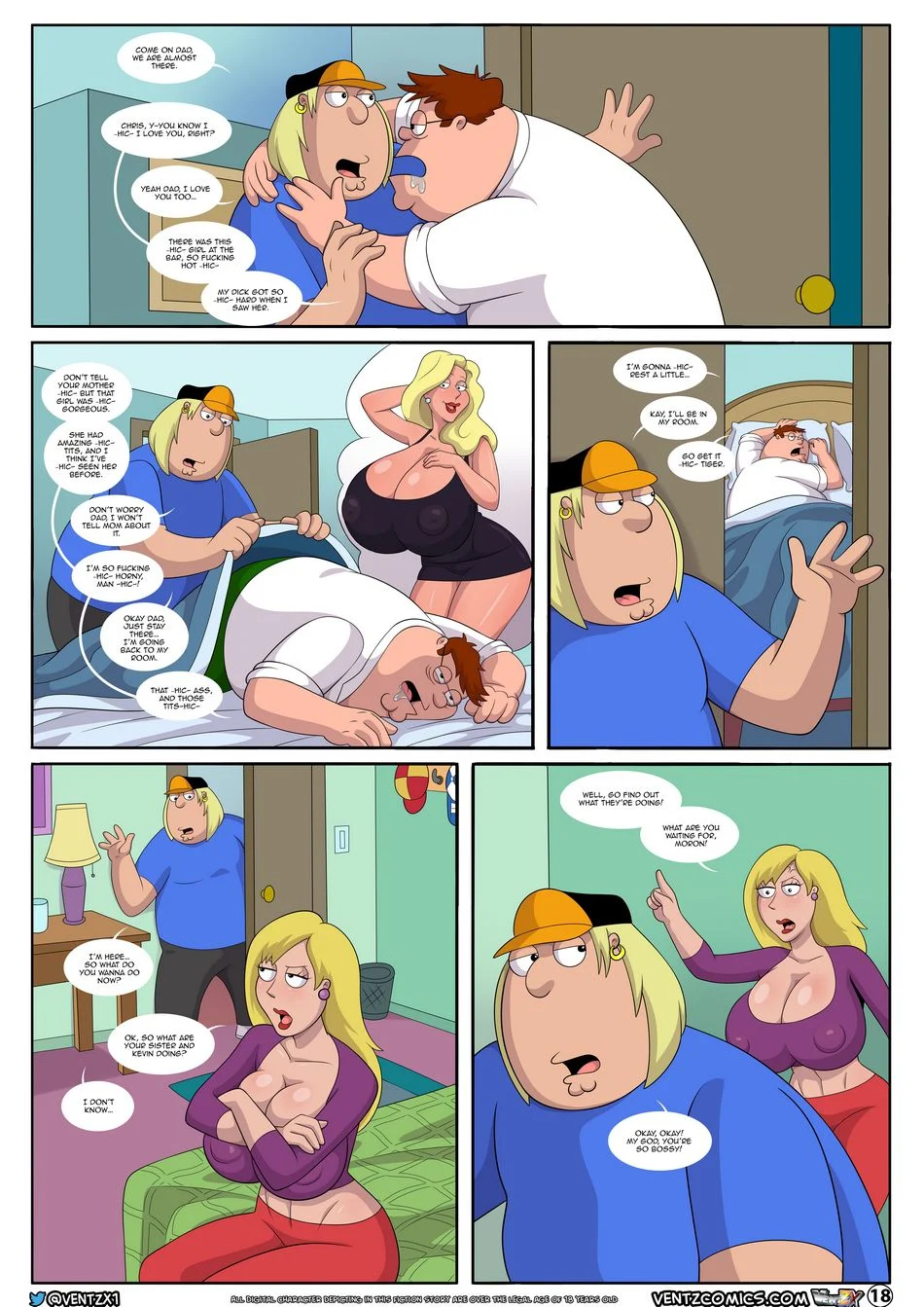 Quahog Diaries (Family Guy) [Arabatos] 3 . Quahog Diaries - Chapter 3 (Family Guy) [Arabatos] – page 18