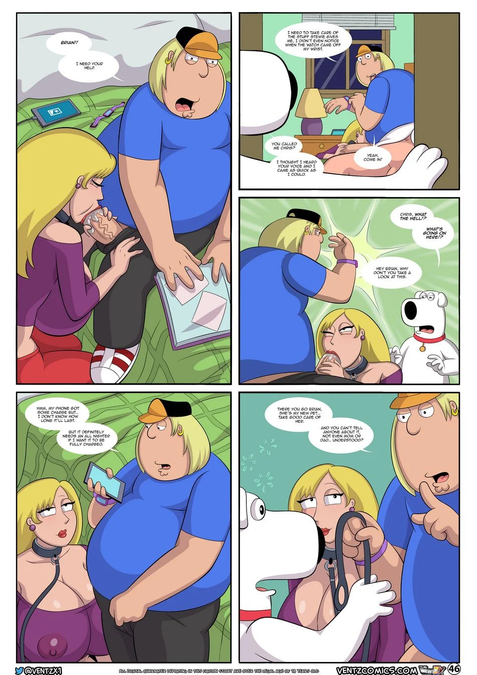 Quahog Diaries (Family Guy) [Arabatos] 3 . Quahog Diaries - Chapter 3 (Family Guy) [Arabatos] – page 46