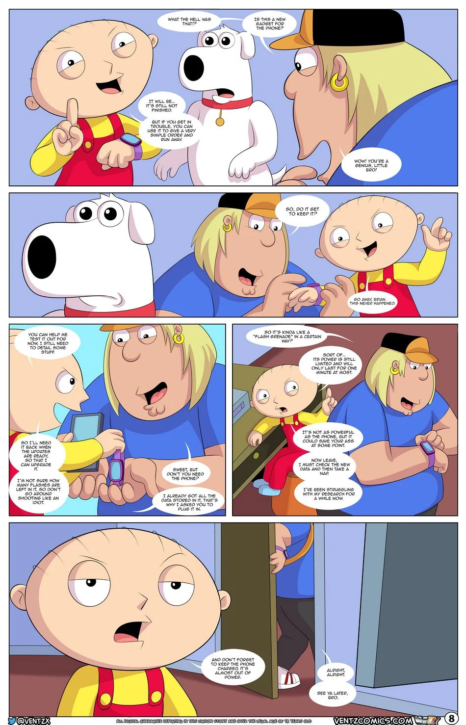 Quahog Diaries (Family Guy) [Arabatos] 3 . Quahog Diaries - Chapter 3 (Family Guy) [Arabatos] – page 8