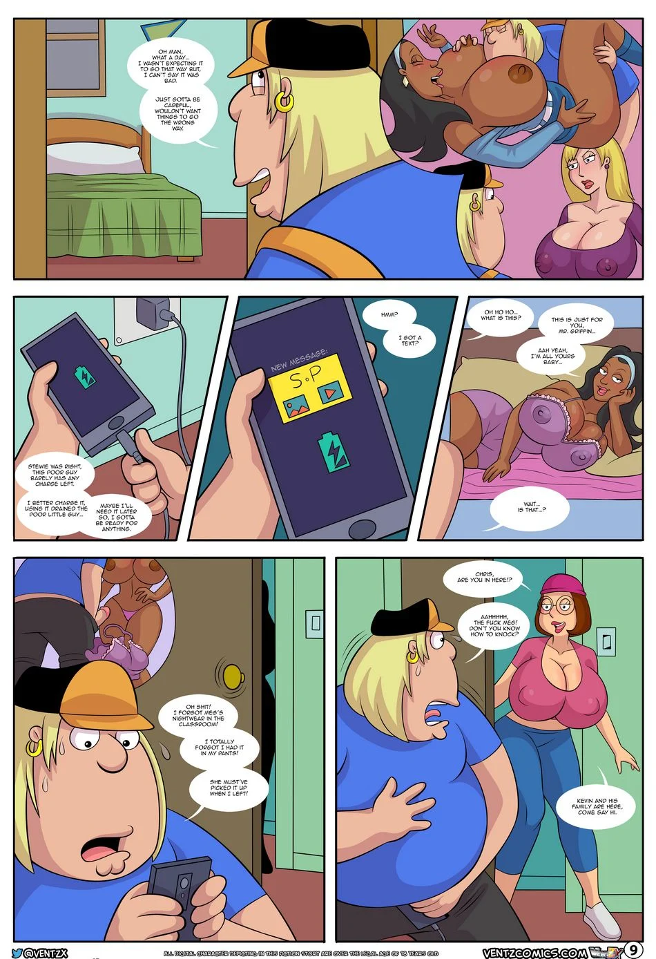 Quahog Diaries (Family Guy) [Arabatos] 3 . Quahog Diaries - Chapter 3 (Family Guy) [Arabatos] – page 9