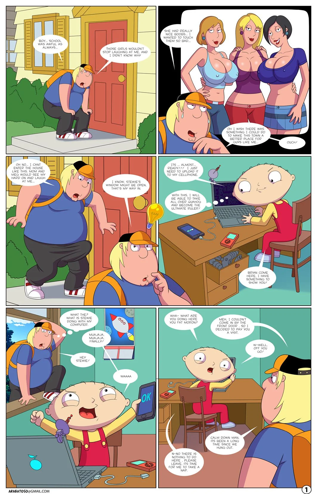 Quahog Diaries (Family Guy) [Arabatos] 1-2 . Quahog Diaries - Chapter 1-2 (Family Guy) [Arabatos] – page 2