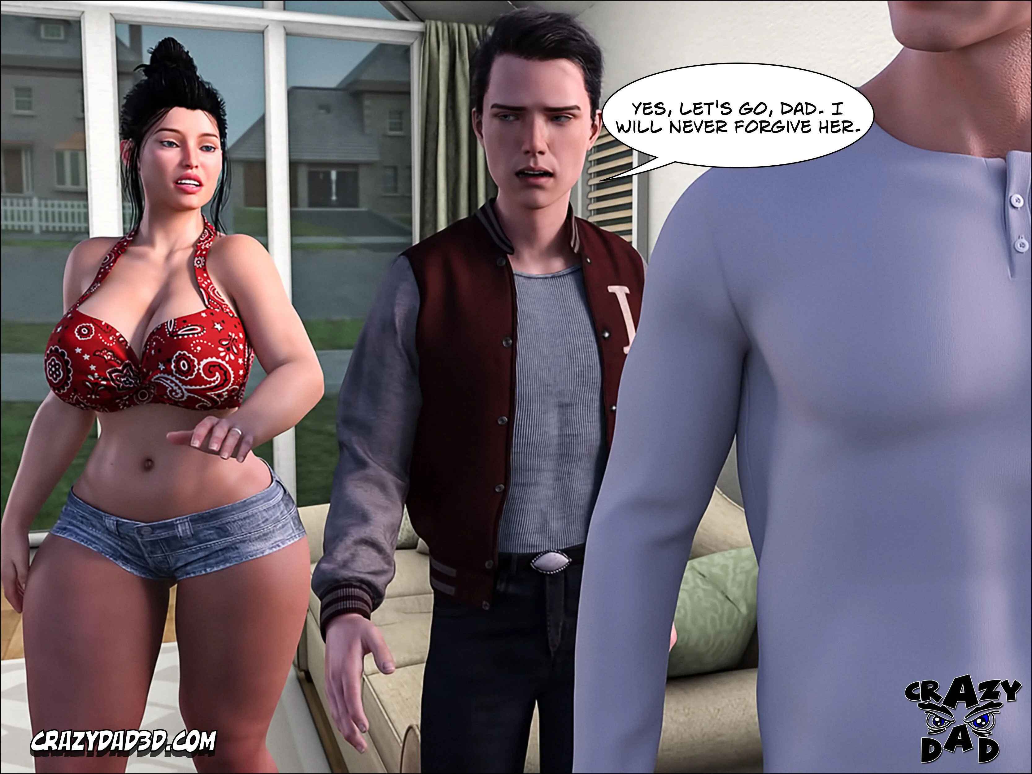 Mom's Help [CrazyDad3D] 15 . Mom's Help - Chapter 15 [CrazyDad3D] – page 70