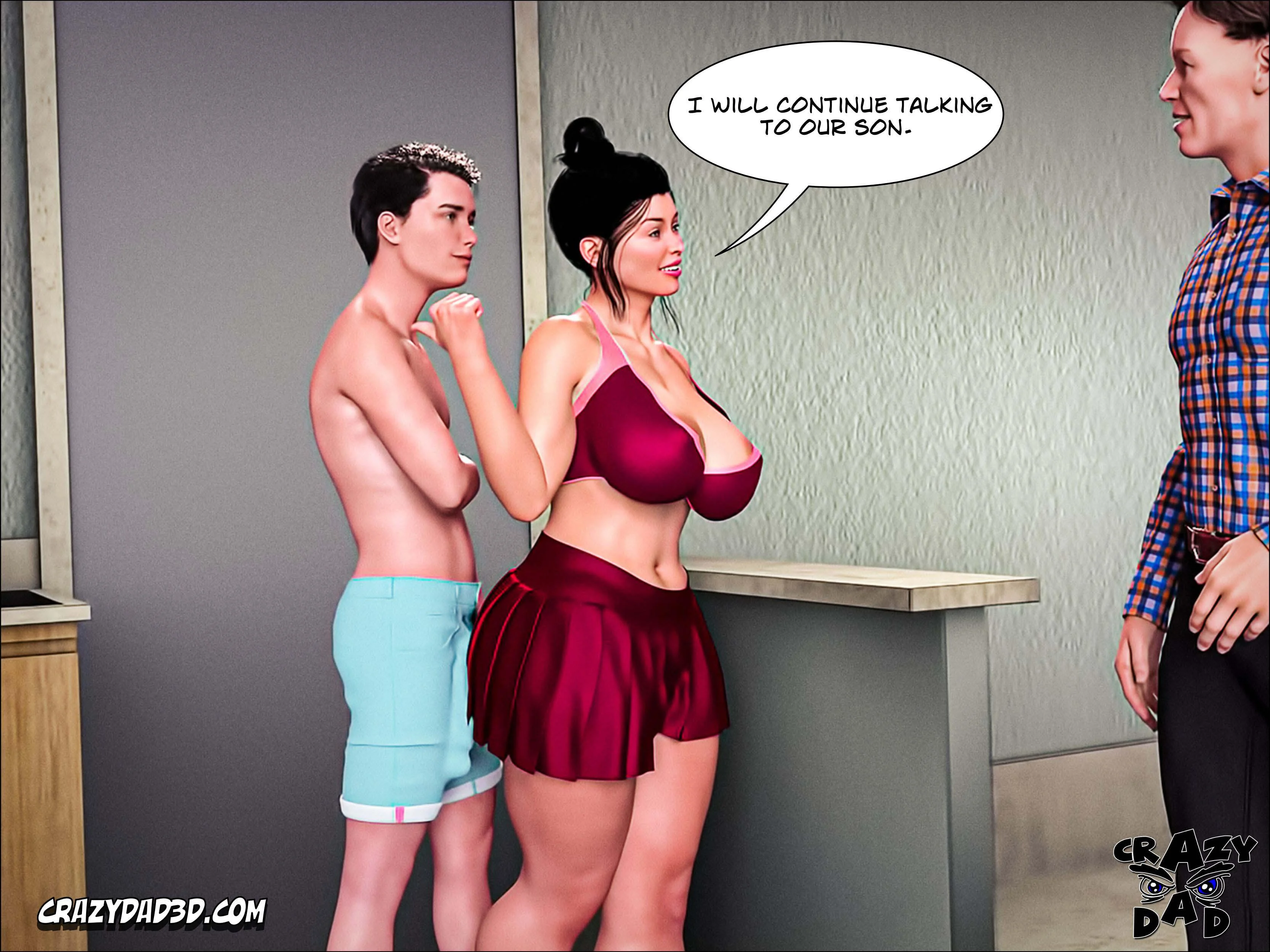 Mom's Help [CrazyDad3D] 26 . Mom's Help - Chapter 26 [CrazyDad3D] – page 45