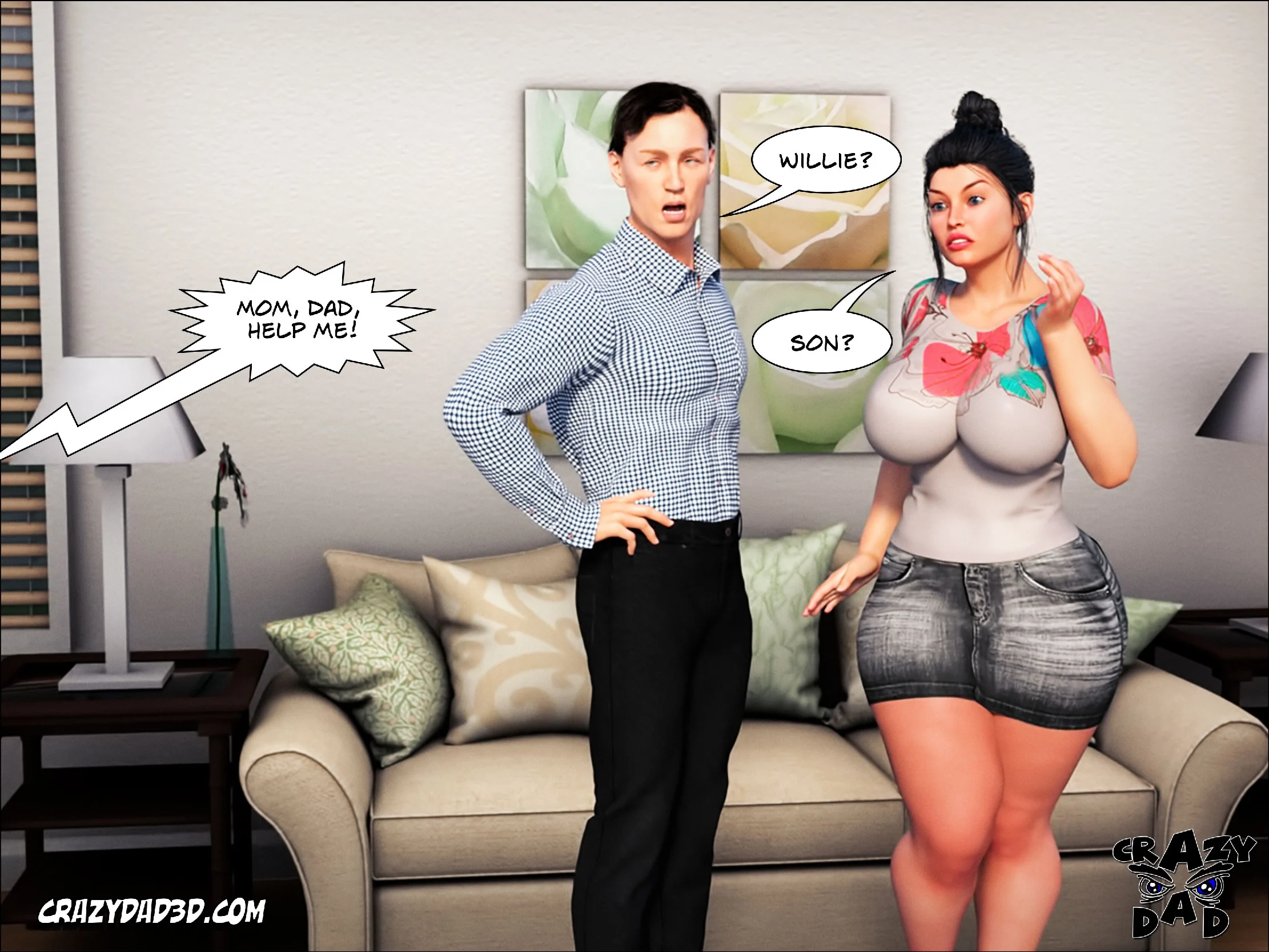 Mom's Help [CrazyDad3D] 1 . Mom's Help - Chapter 1 [CrazyDad3D] – page 4