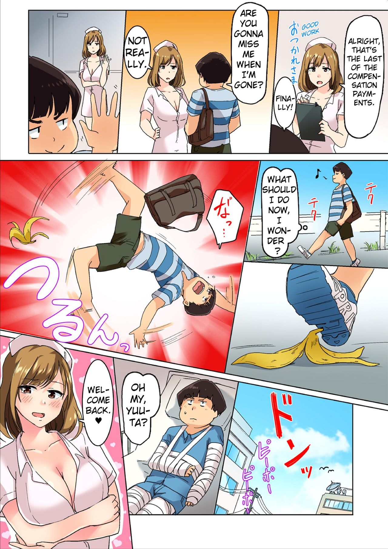 Agonizing Edging Treatment by the Sundome Nurse!? This Isn't Sex, It's an Injection [Wakamatsu] Chapter 1 – page 49
