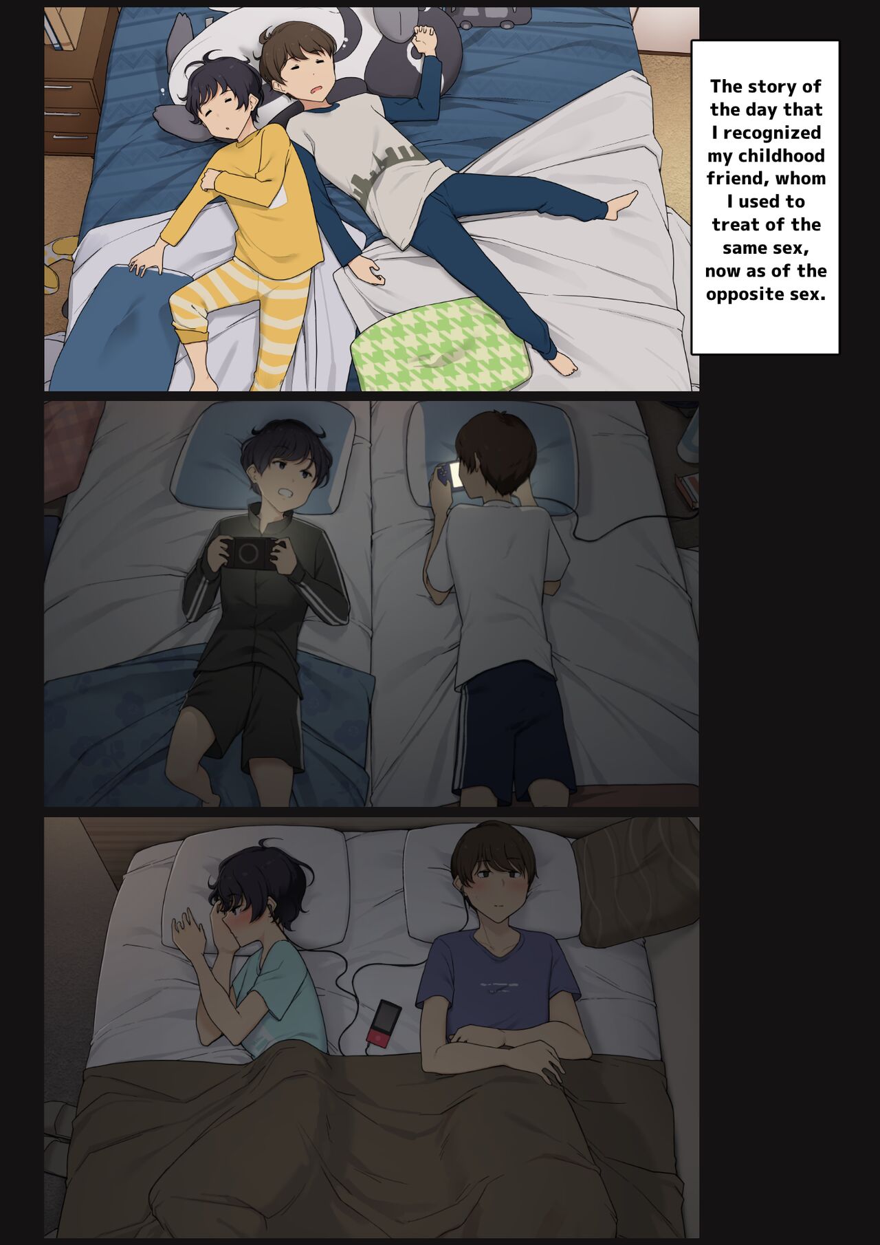 The Day I Started Seeing My Tomboyish Childhood Friend as a Girl [Wakamatsu] Chapter 1 – page 1