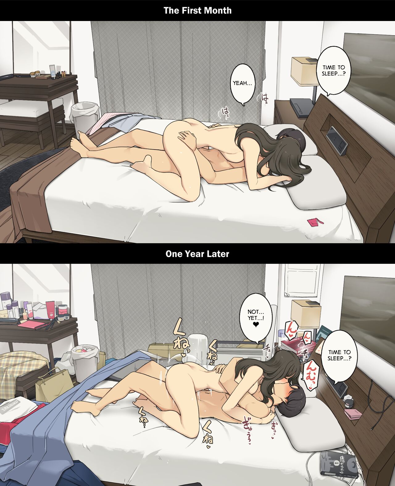 A Day in the Life of a Couple: Their First Month Living Together vs. One Year Later Chapter 1 – page 20