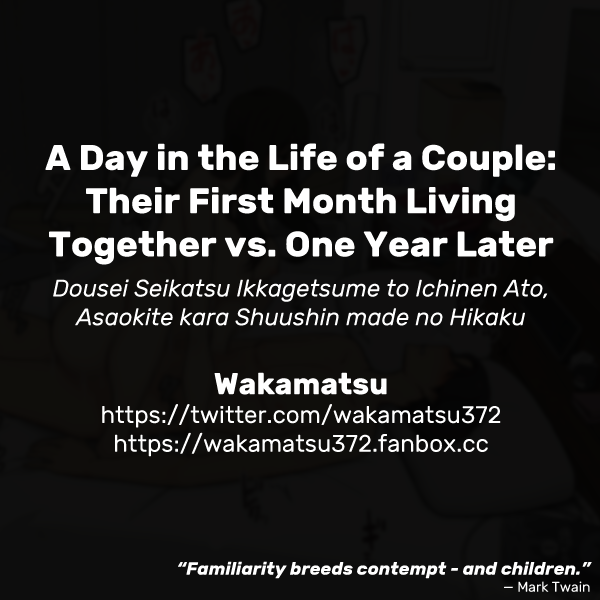 A Day in the Life of a Couple: Their First Month Living Together vs. One Year Later Chapter 1 – page 29
