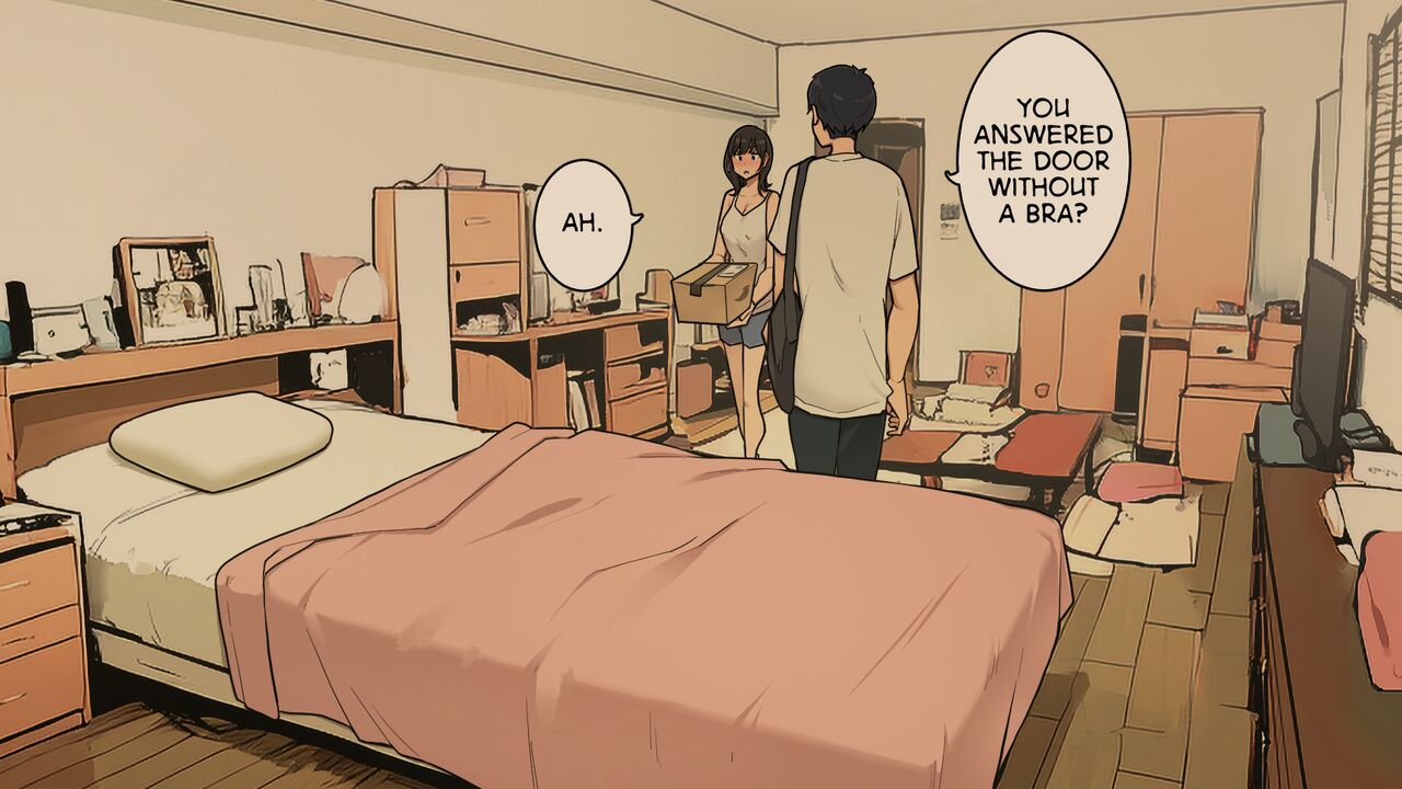 A Woman Whose Greetings to the Delivery Man Gradually Get Sloppier (+ Other Side) Chapter 1 – page 33