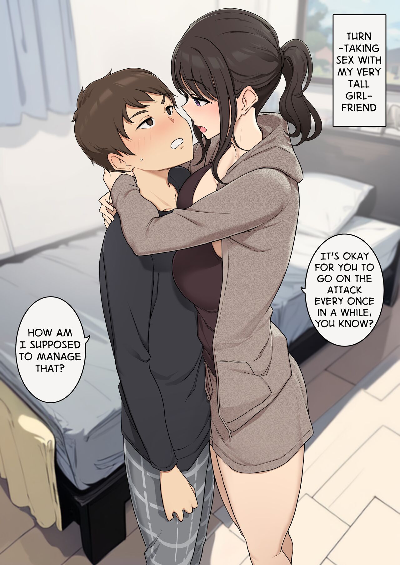Turn-Taking Sex With My Very Tall Girlfriend Chapter 1 – page 1