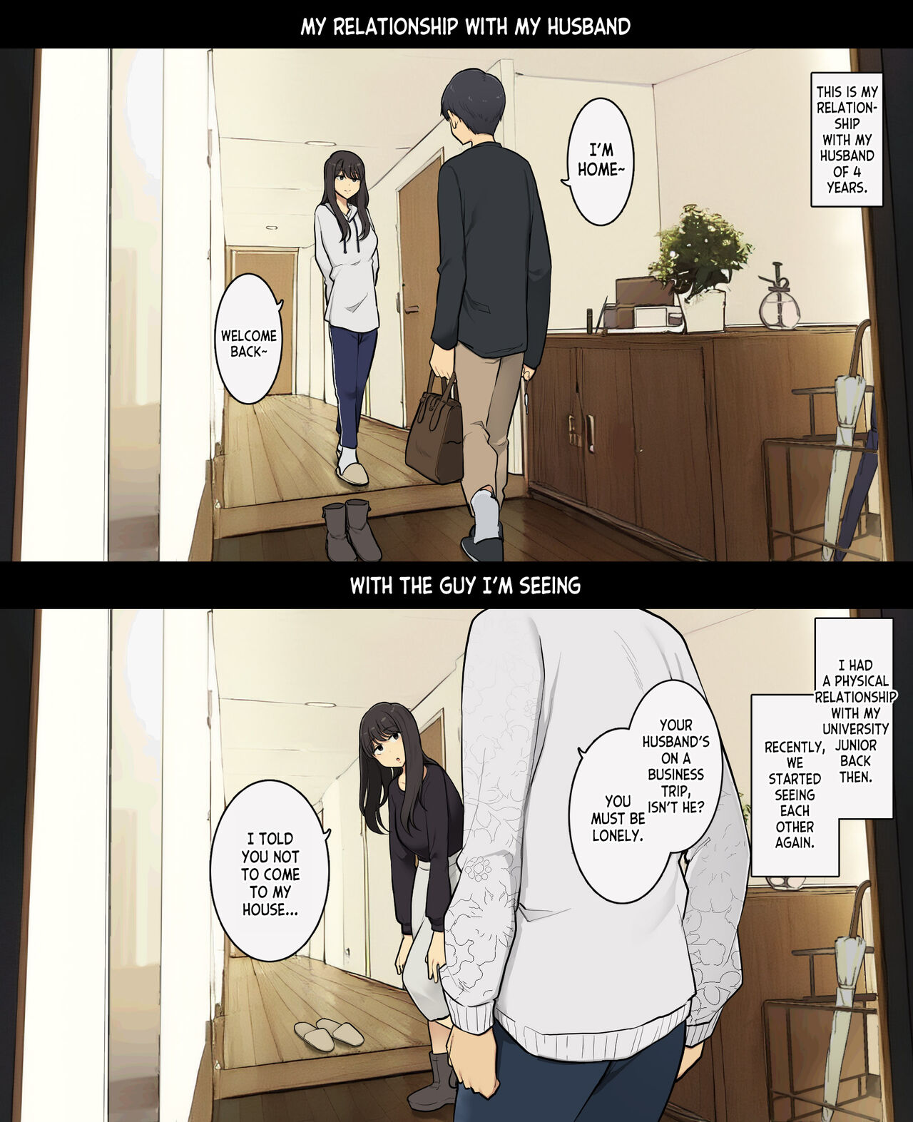 Relations with Husband, Relations with Cheating Partner [Wakamatsu] Chapter 1 – page 1