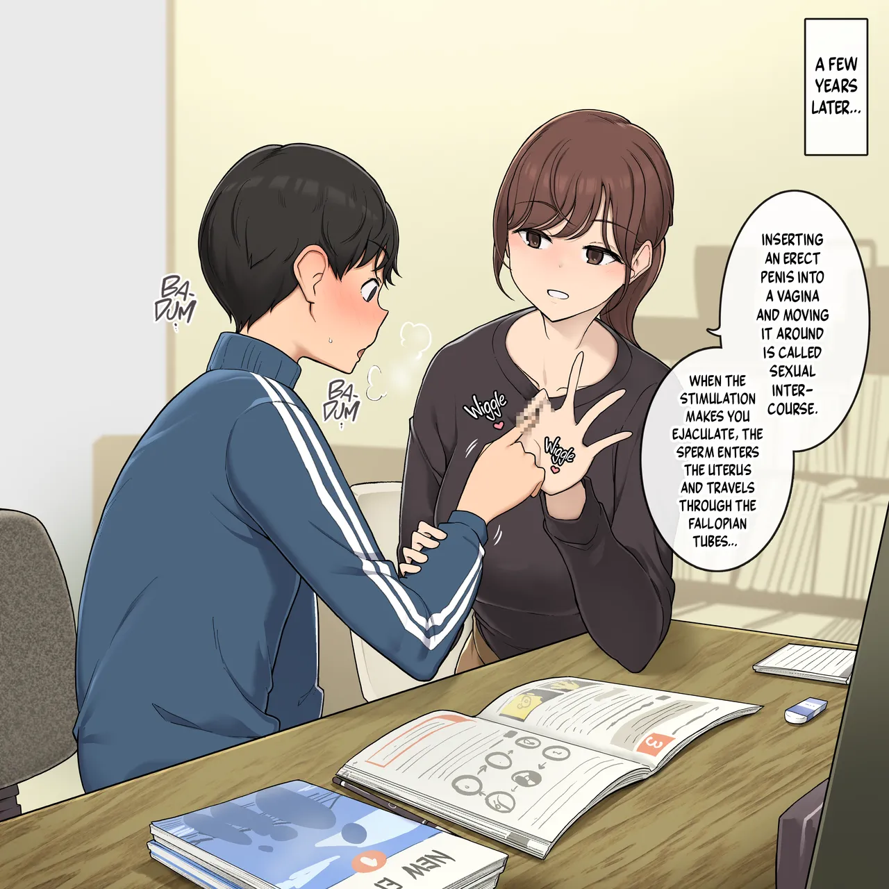 An Onee-san Who Teaches Me Step by Step How to Make a Baby (Wakamatsu) Chapter 1 – page 2