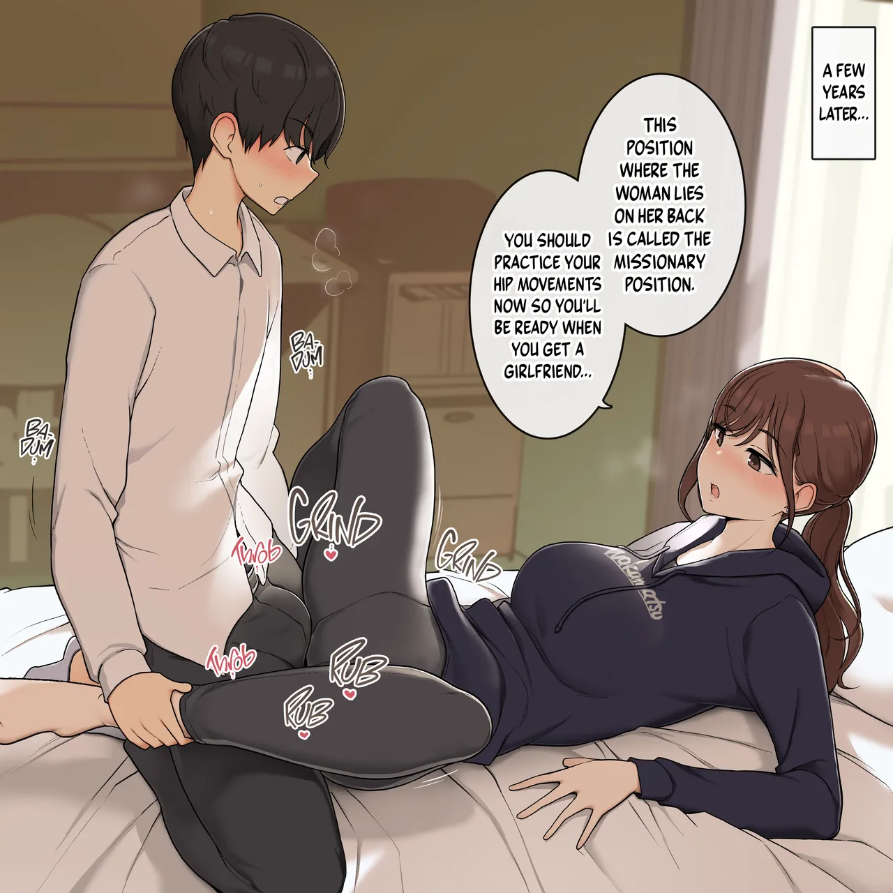 An Onee-san Who Teaches Me Step by Step How to Make a Baby (Wakamatsu) Chapter 1 – page 3