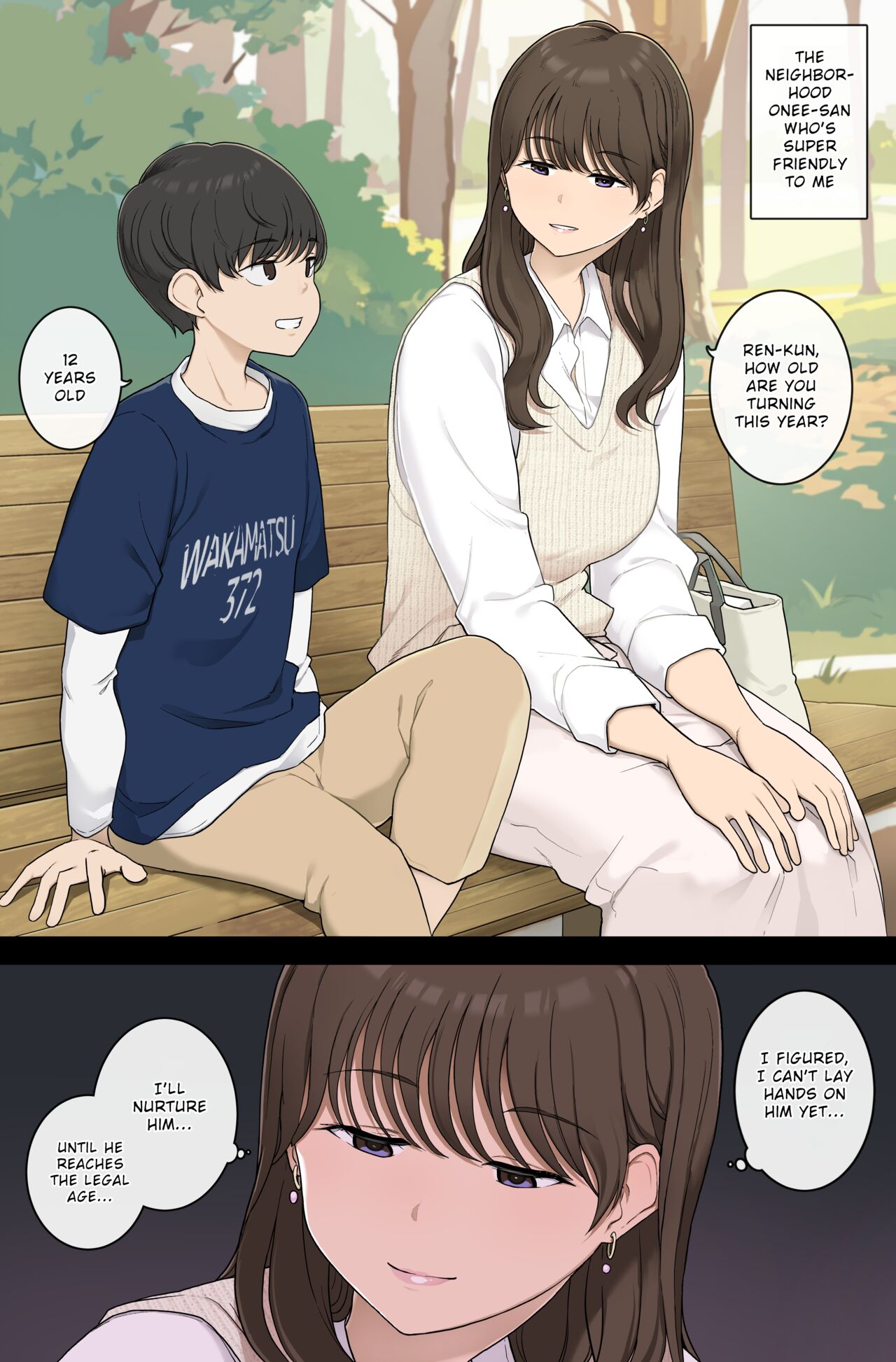 A Naughty Big Sister Who Raises Boys Pure and Innocent Only to Devour Them (Wakamatsu) Chapter 1 – page 1