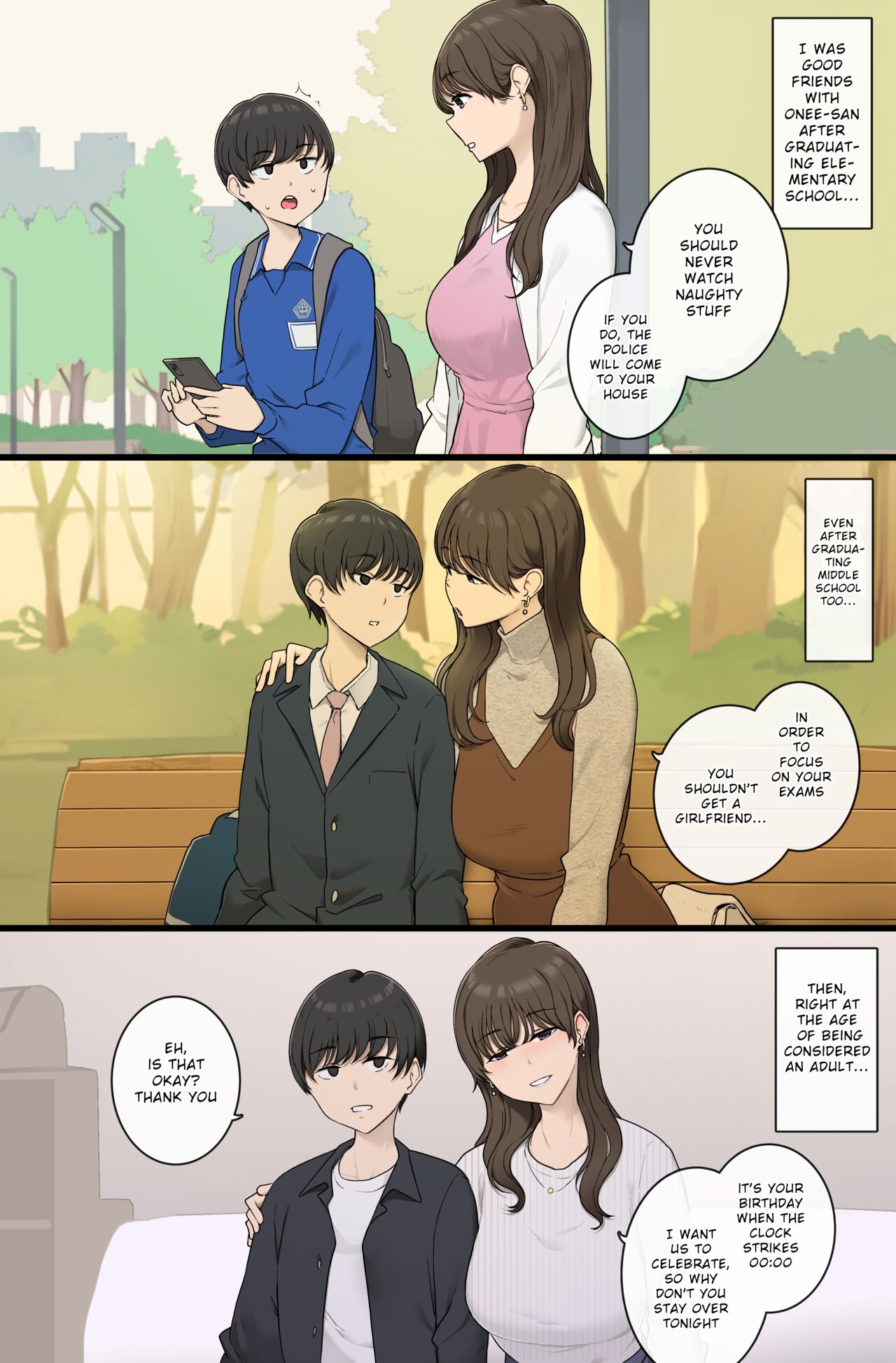 A Naughty Big Sister Who Raises Boys Pure and Innocent Only to Devour Them (Wakamatsu) Chapter 1 – page 2