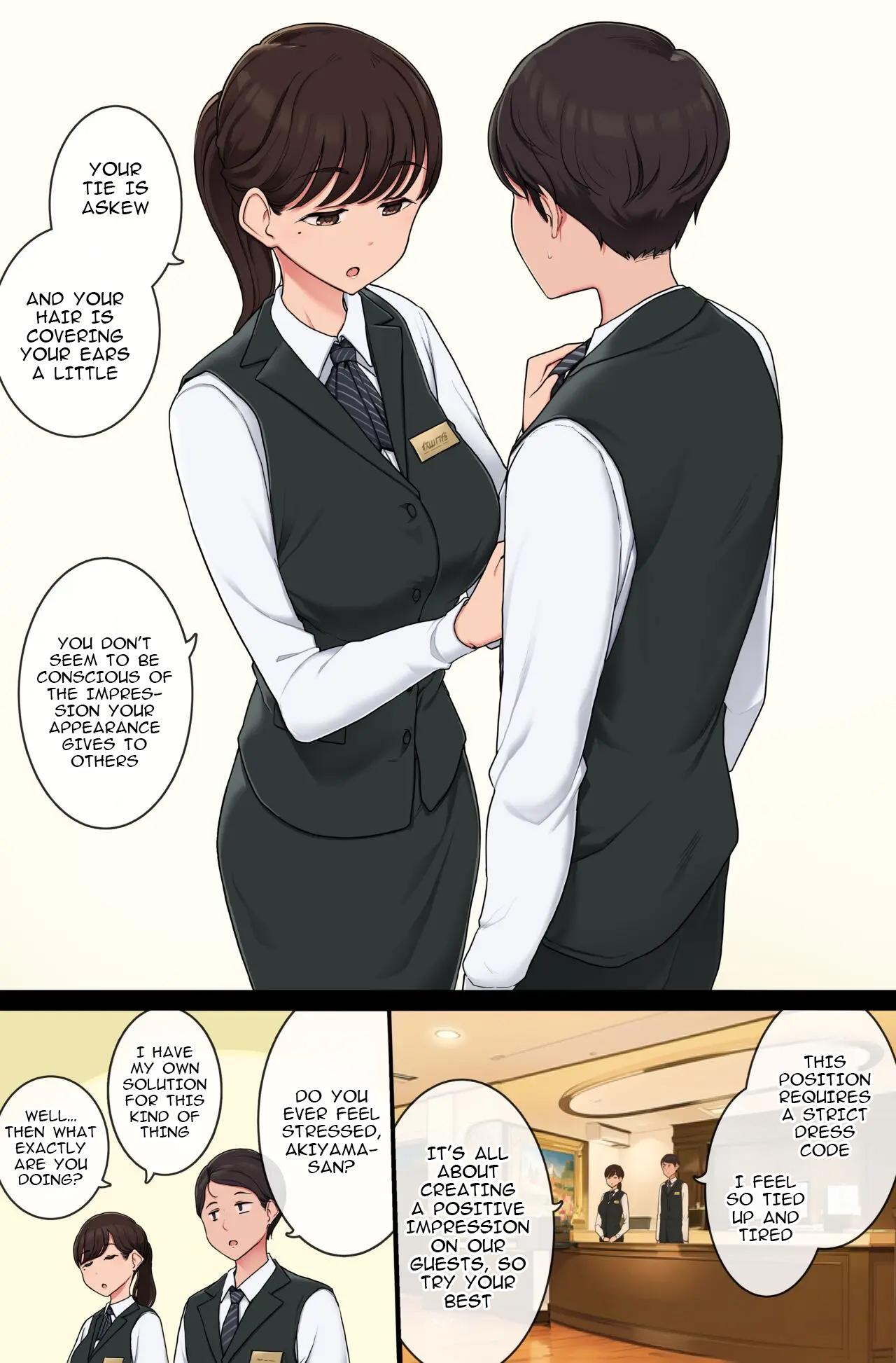 A story about a senior who is usually strict about appearance, but loves to wear sexy costumes in private (Wakamatsu) Chapter 1 – page 2