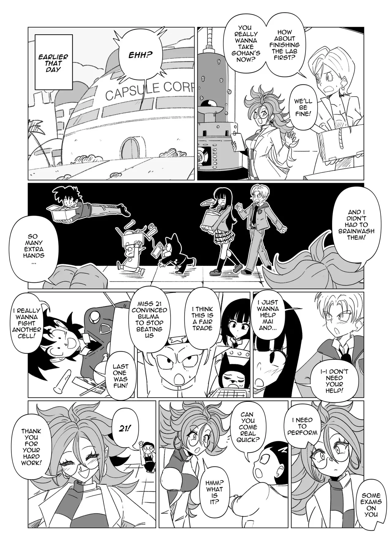 Science with the Z-Warriors! Ch. 1-3 (Dragon Ball Z) [Navietta] Chapter 1 – page 99