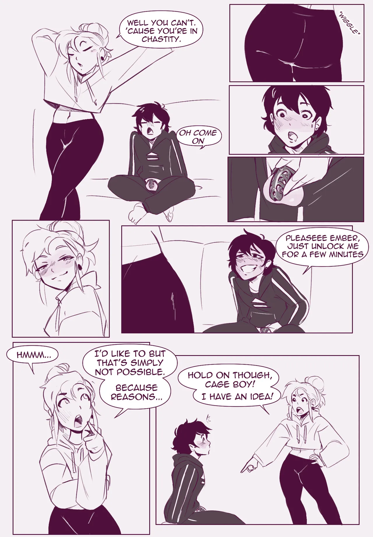 Em and Ike's Roleplay [Theo Draws] Chapter 1 – page 8
