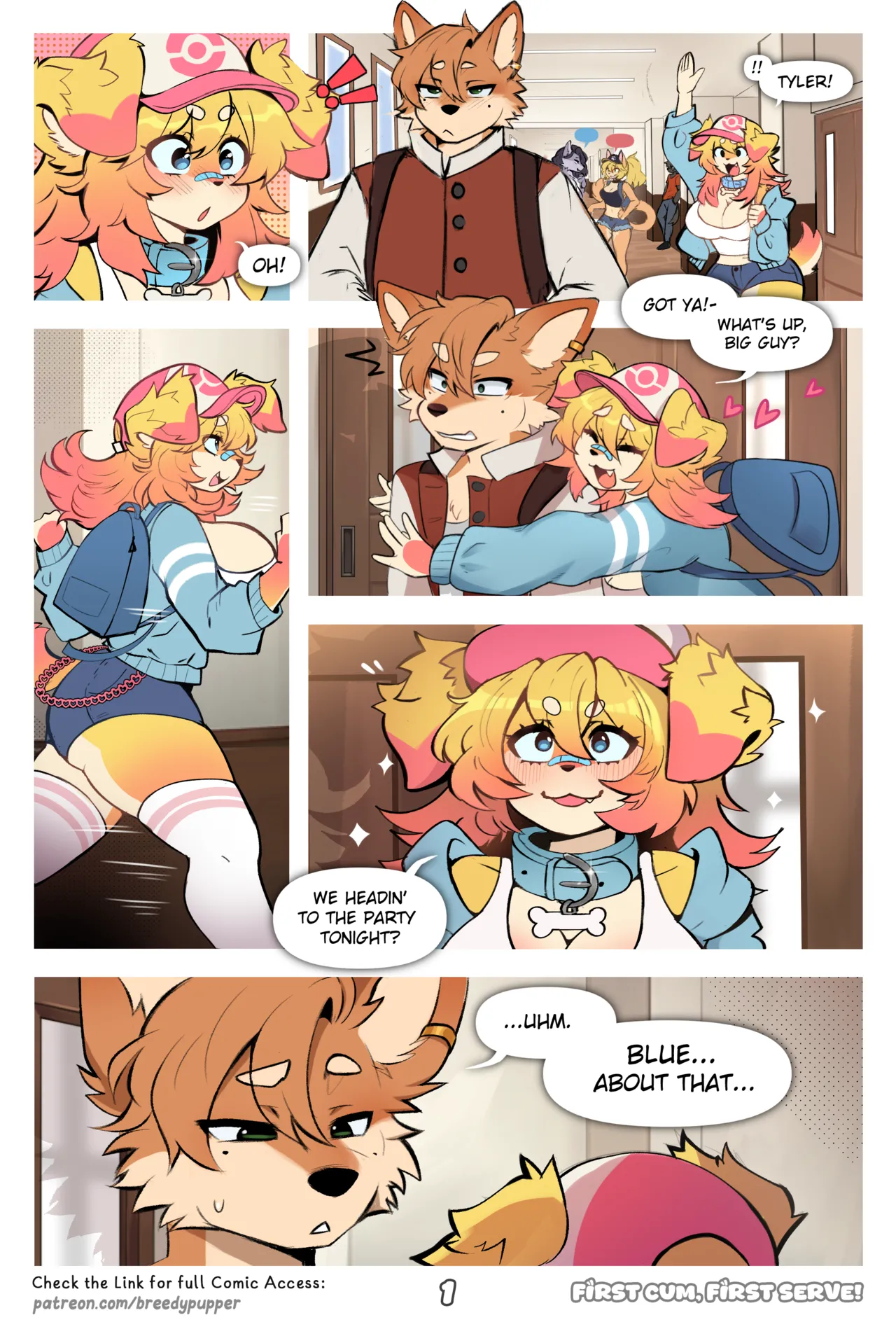 First Cum, First Serve! [Breedypupper] Chapter 1 – page 2