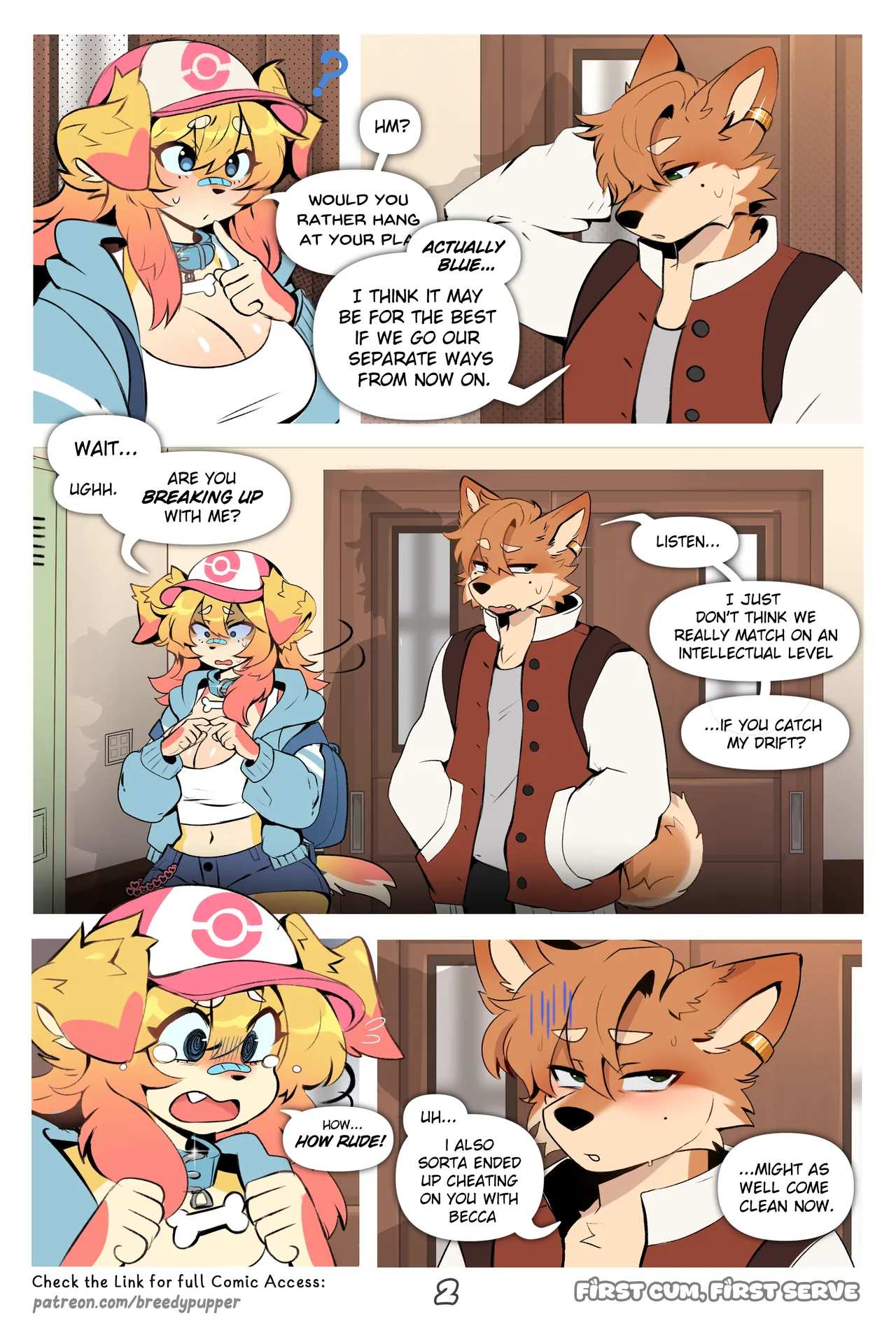 First Cum, First Serve! [Breedypupper] Chapter 1 – page 3